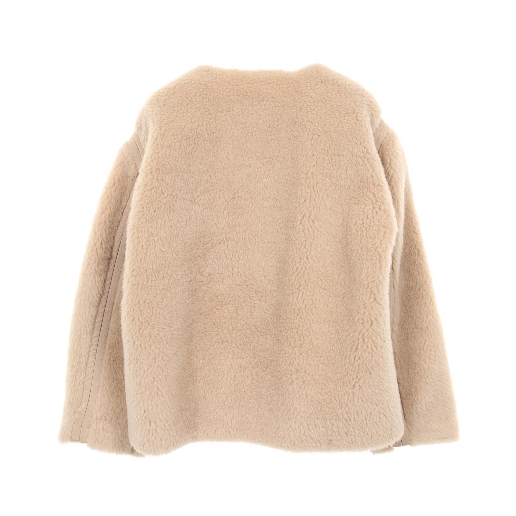 Max Mara Max Mara Max Mara Teddy Bear Wool Silk Alpaca Coat Textile Outerwear DUTY FREE for USA Size ONE SIZE - 2 Thumbnail