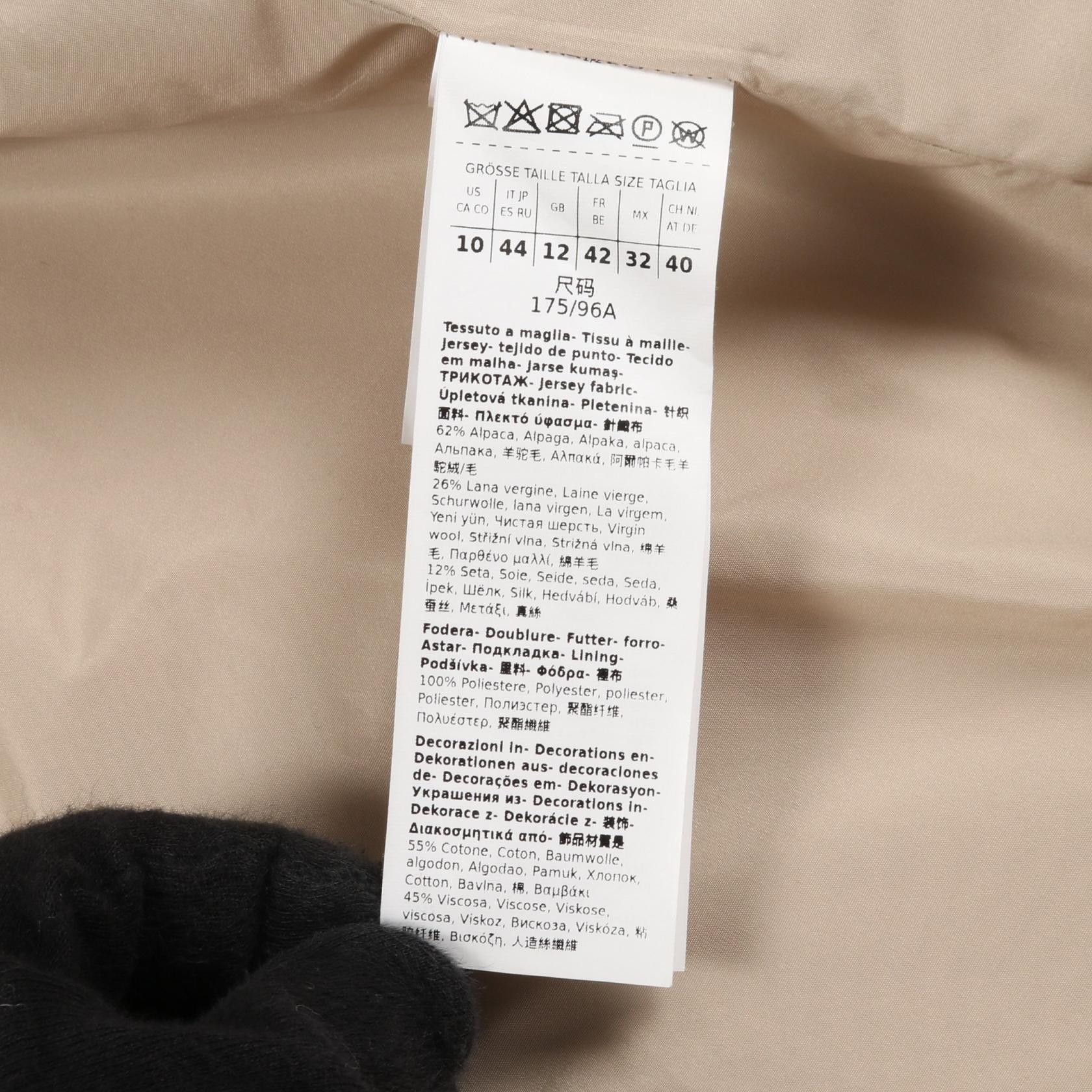 Max Mara Max Mara Max Mara Teddy Bear Wool Silk Alpaca Coat Textile Outerwear DUTY FREE for USA Size ONE SIZE - 5 Thumbnail