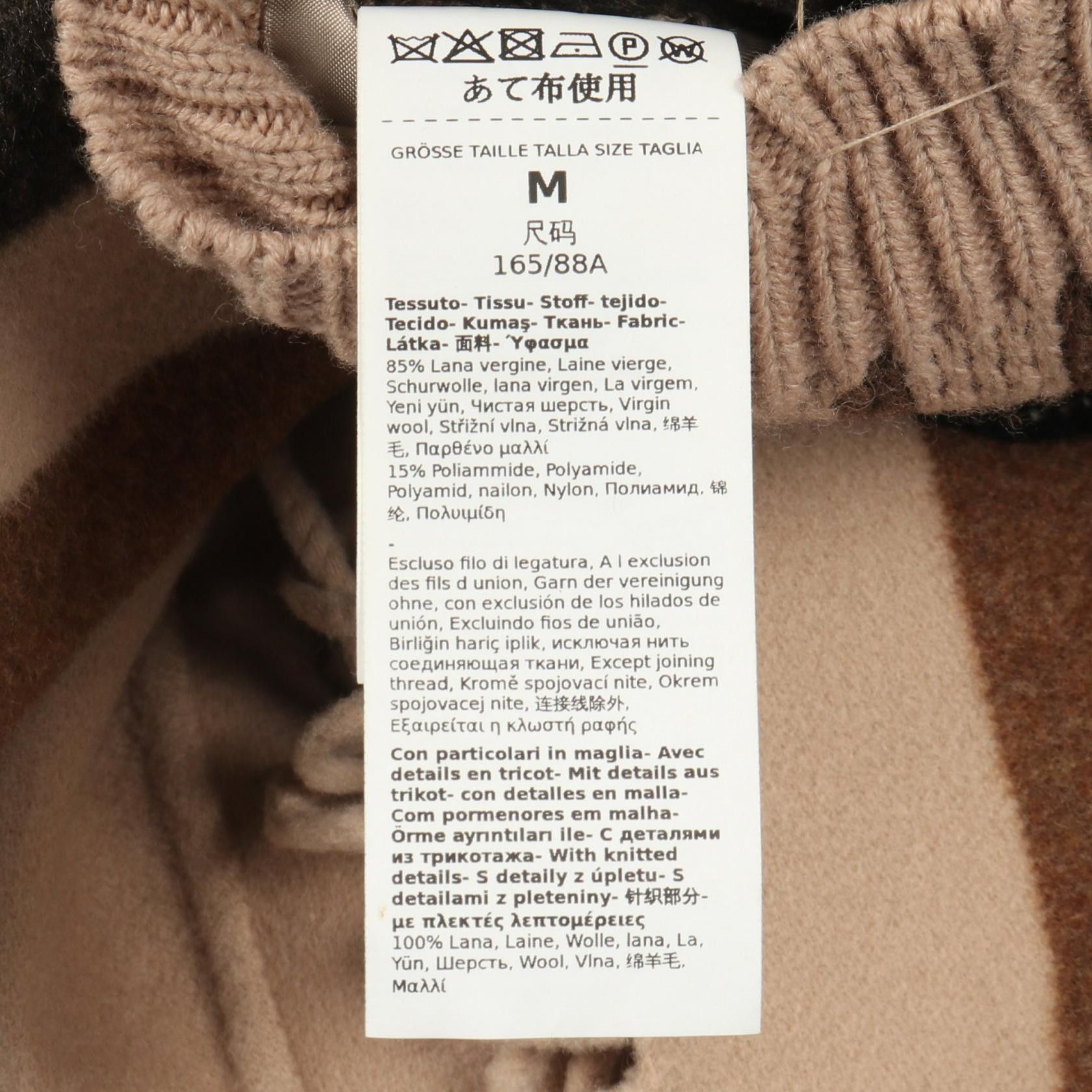 Max Mara Max Mara Weekend Max Mara CUCITO A MANO Wool Poncho Textile Outerwear DUTY FREE for USA Size ONE SIZE - 5 Thumbnail