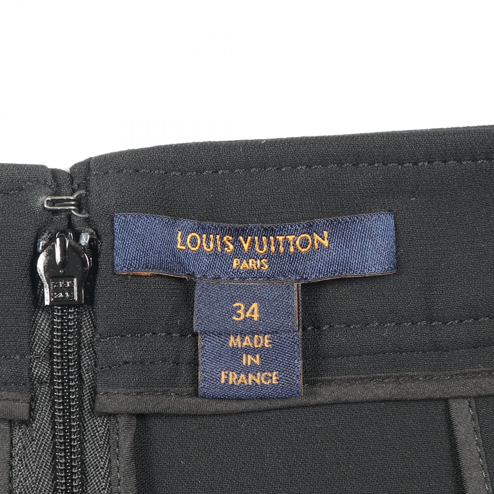Louis Vuitton Louis Vuitton Louis Vuitton Wool Silk Skirt Textile Skirts DUTY FREE for USA Size ONE SIZE - 3 Thumbnail