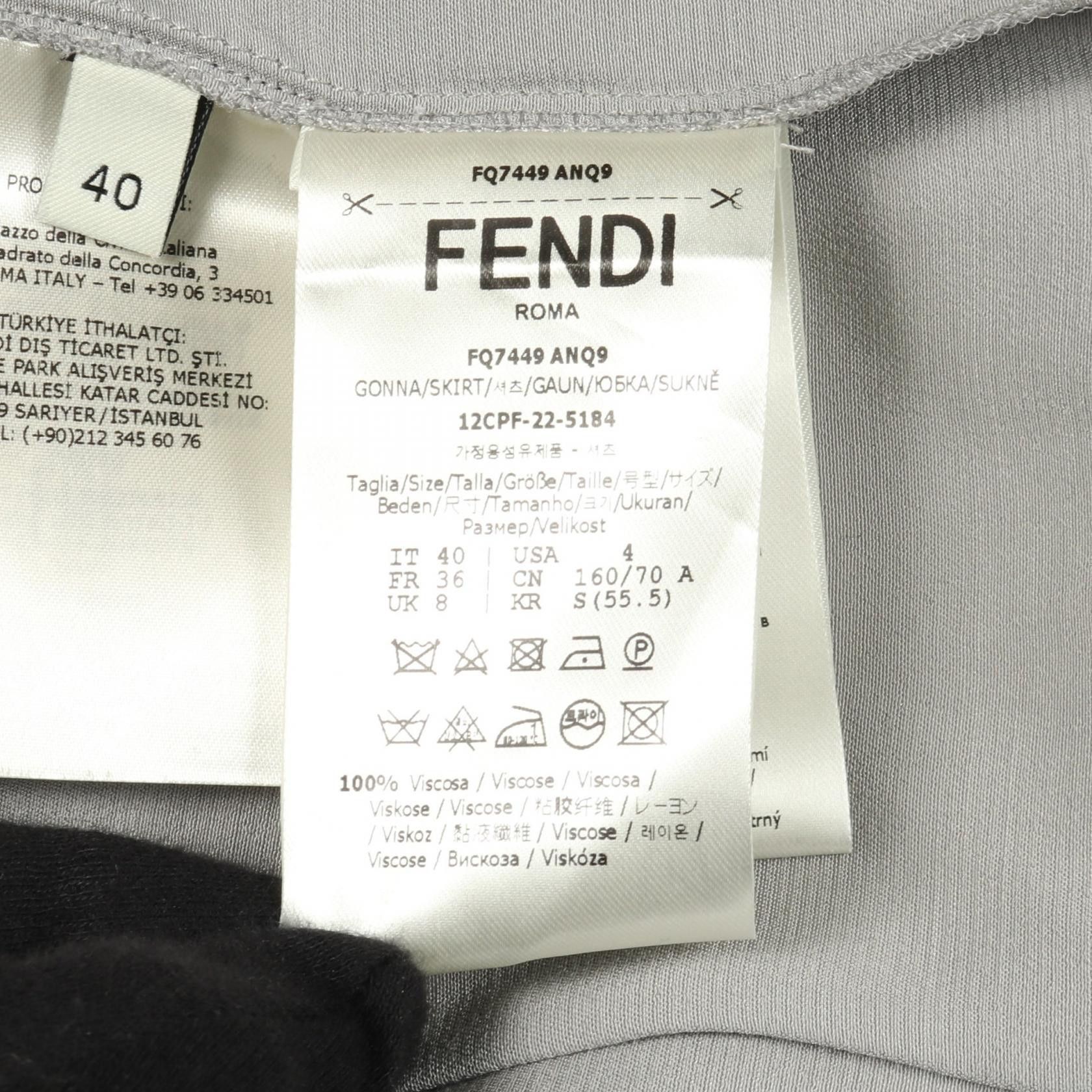 Fendi Fendi Fendi Rayon Skirt Textile Skirts DUTY FREE for USA Size ONE SIZE - 5 Thumbnail