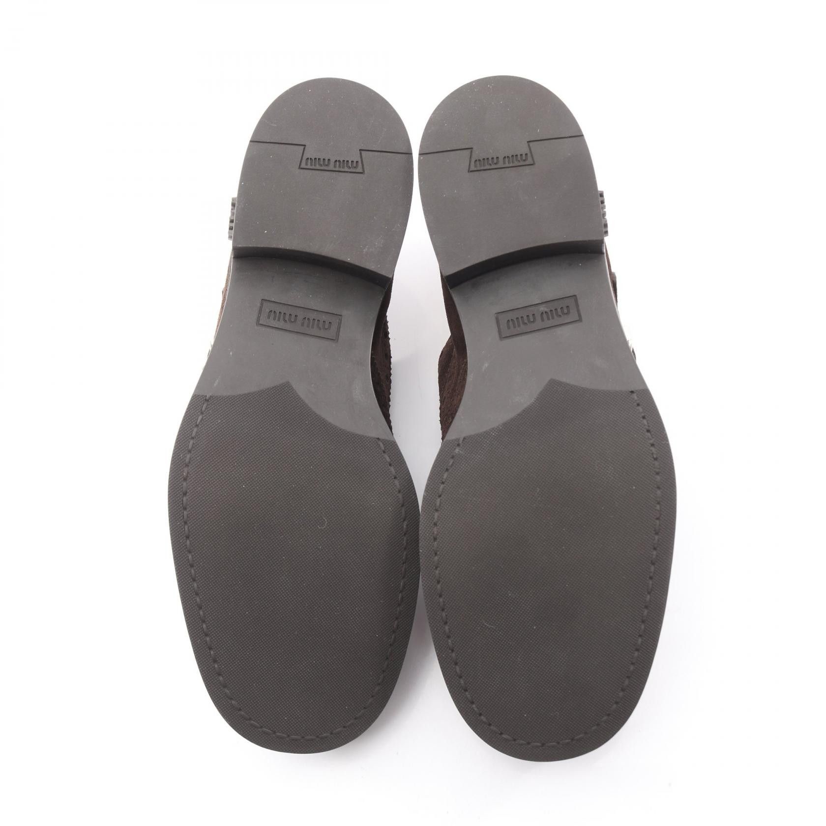 Miu Miu Miu Miu Miu Miu Churchs SCAMOSCIATO OLD Suede Shoes Leather Shoes DUTY FREE for USA Size ONE SIZE - 4 Thumbnail