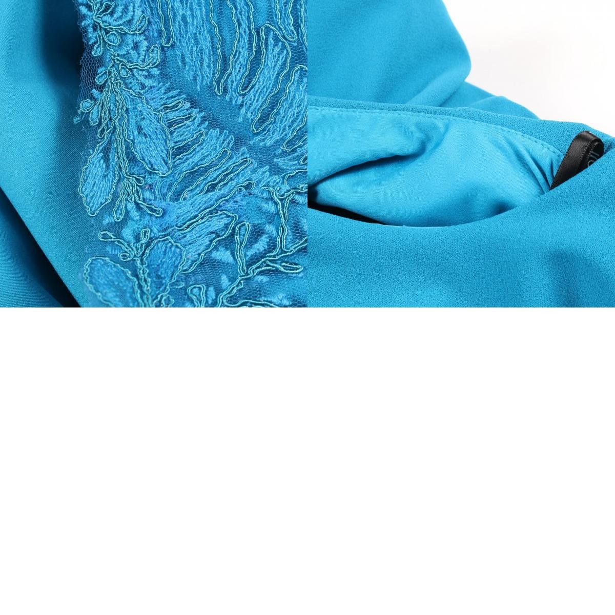 Other Other TADASHI SHOJI Short Cocktail Lace Pleated Polyester Dress Textile Dresses CHU25413M DUTY FREE for USA Size ONE SIZE - 10 Thumbnail
