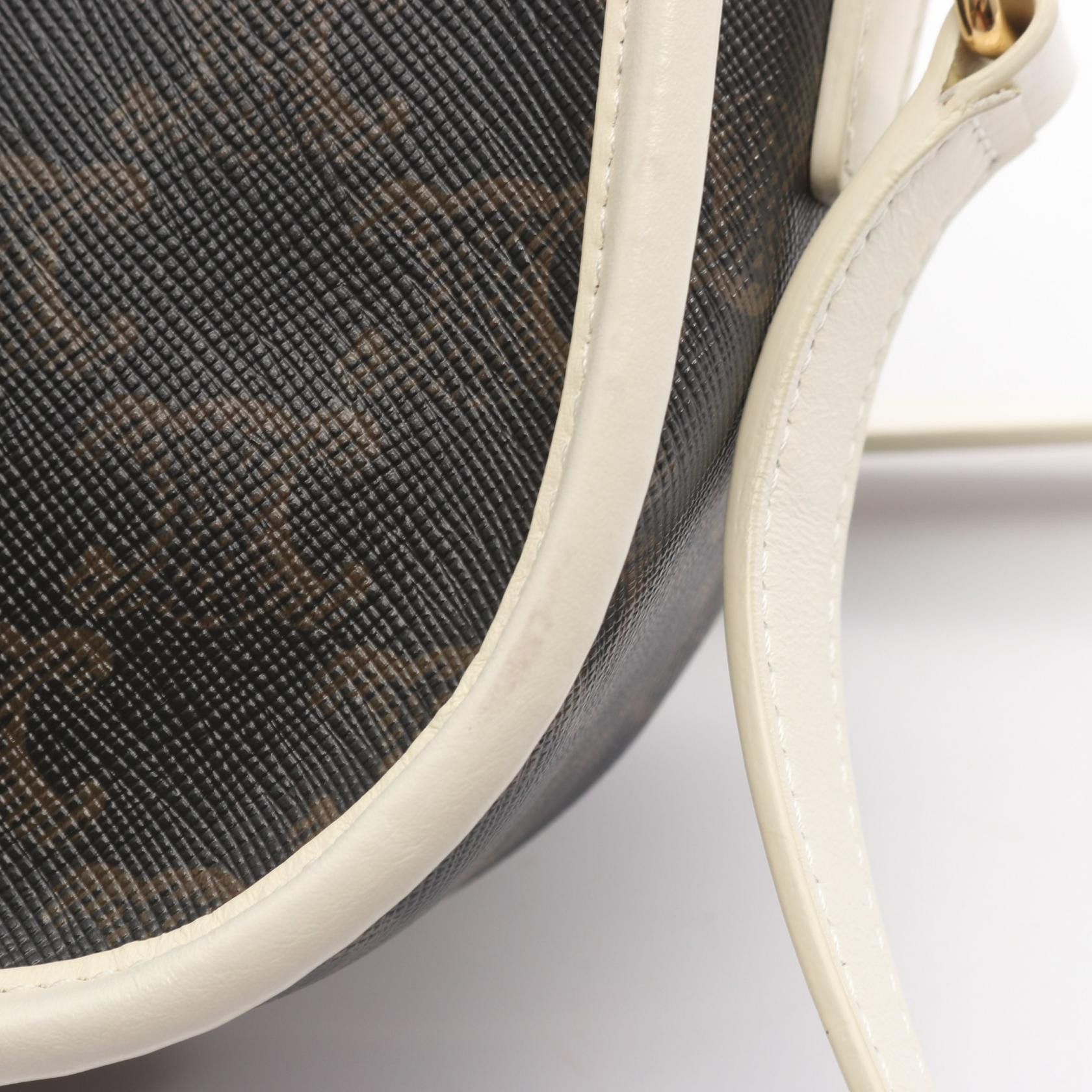 Celine Celine CELINE Folco Medium PVC Coated Canvas Leather Shoulder Bag Textile Shoulder Bag DUTY FREE for USA Size ONE SIZE - 8 Thumbnail