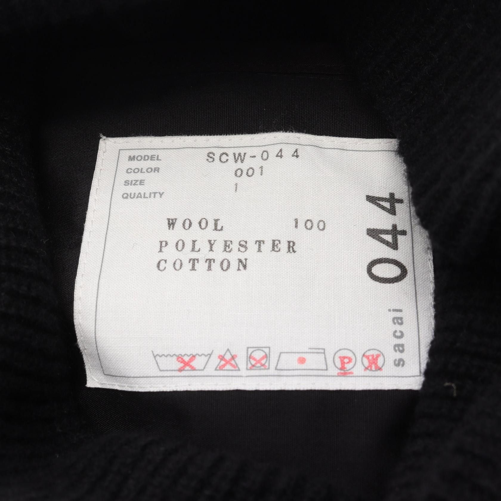 Sacai Sacai Sacai Wool Polyester Dress Textile Dresses DUTY FREE for USA Size ONE SIZE - 3 Thumbnail