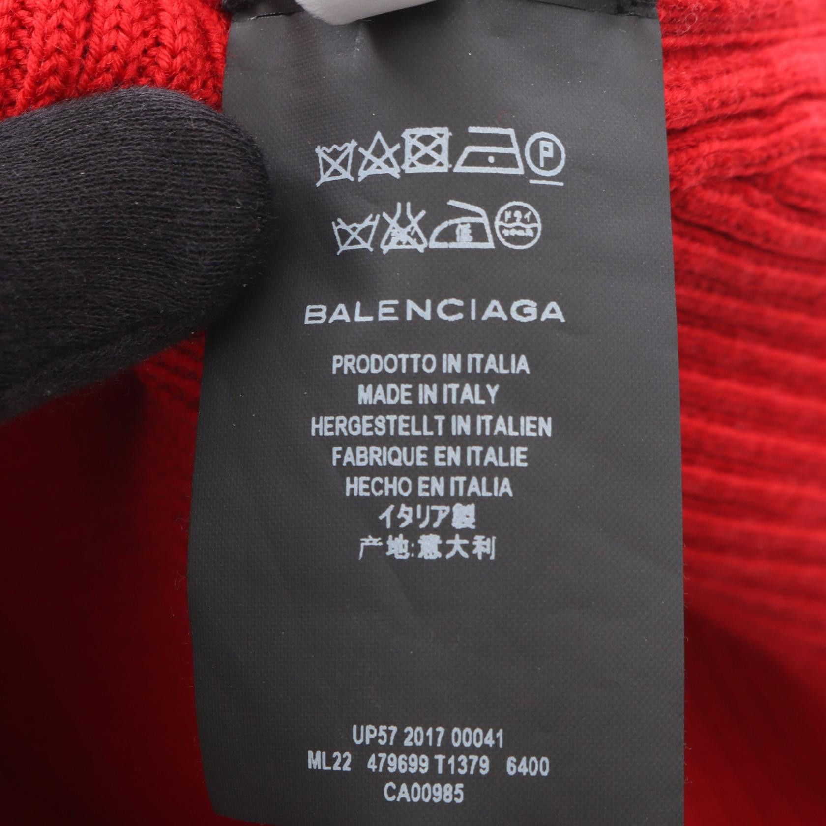 Balenciaga Balenciaga Balenciaga Wool Knit Top Textile Tops DUTY FREE for USA Size ONE SIZE - 4 Thumbnail