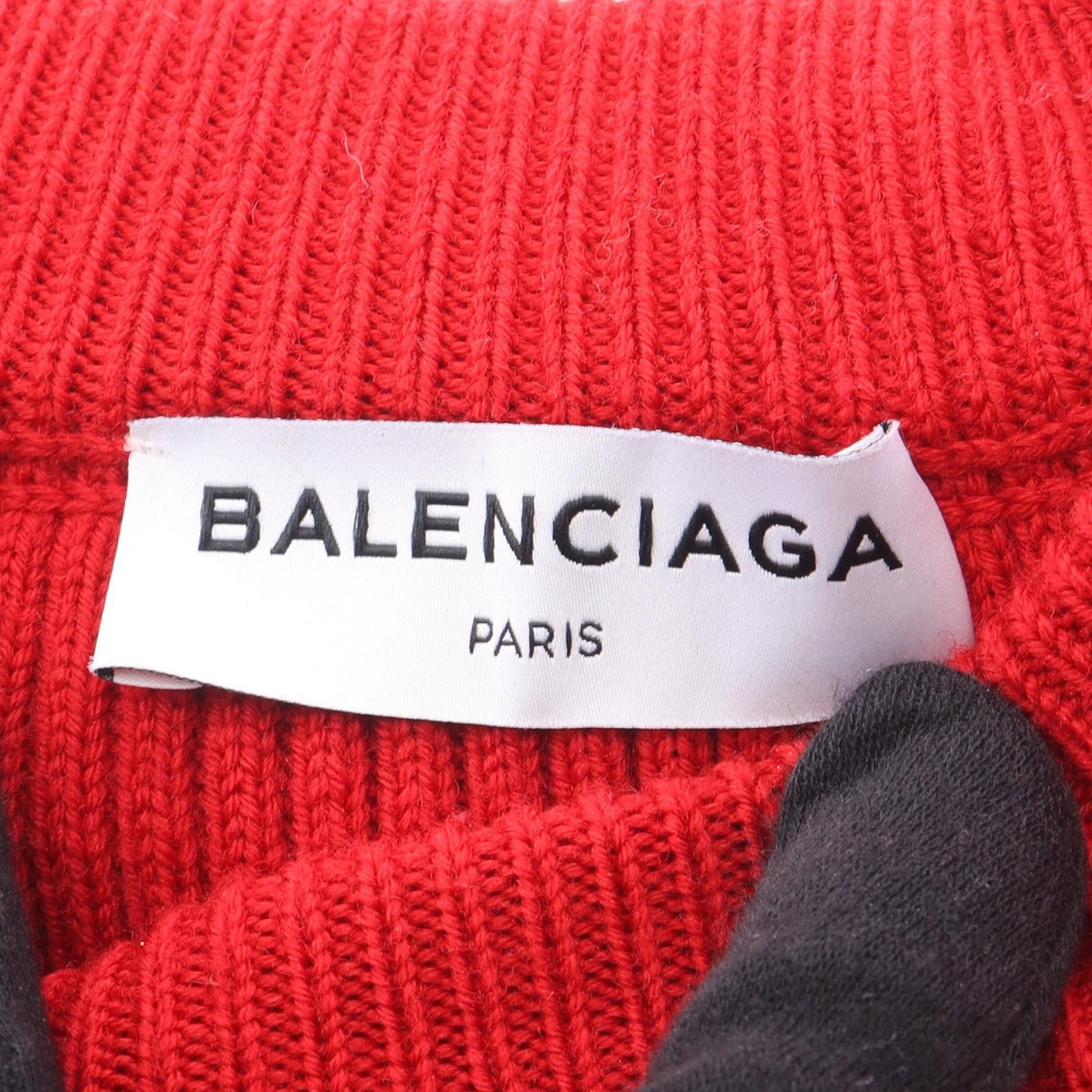 Balenciaga Balenciaga Balenciaga Wool Knit Top Textile Tops DUTY FREE for USA Size ONE SIZE - 3 Thumbnail