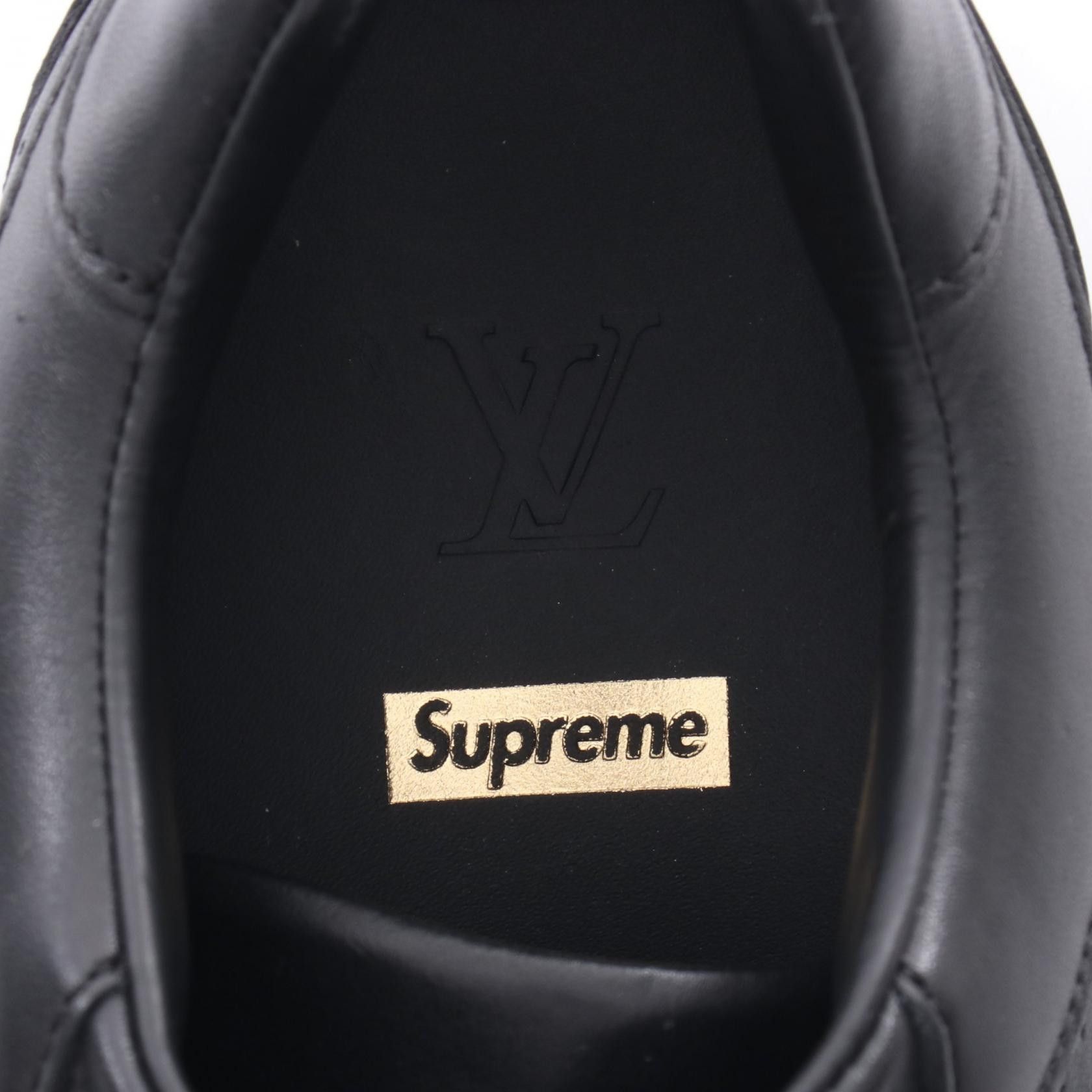 Louis Vuitton Louis Vuitton Louis Vuitton Supreme Run Away Leather Sneakers Leather Shoes DUTY FREE for USA Size ONE SIZE - 5 Thumbnail