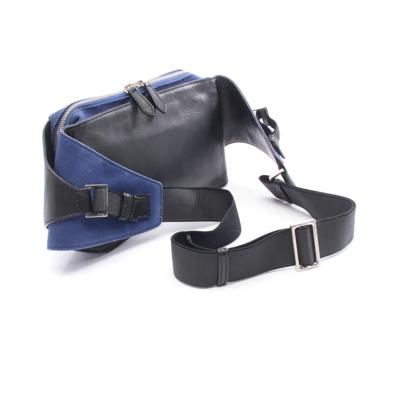 Balenciaga Balenciaga Balenciaga Canvas Leather Belt Bag Textile Belt Bag 433625 DUTY FREE for USA Size ONE SIZE - 2 Thumbnail