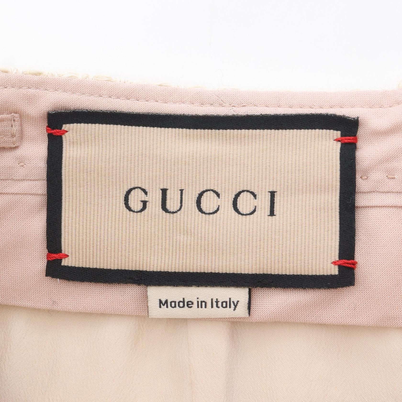 Gucci Gucci Gucci Tweed Shorts Textile Shorts DUTY FREE for USA Size ONE SIZE - 3 Thumbnail