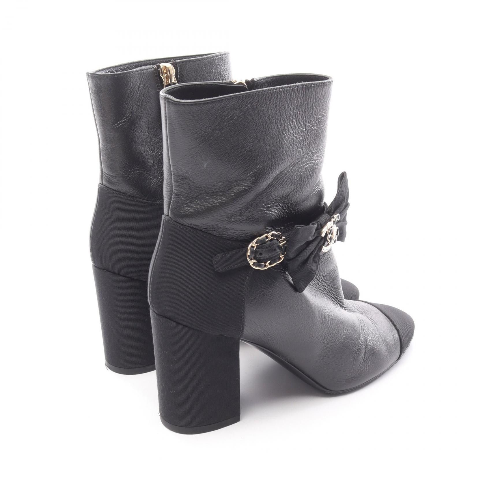 Chanel Chanel Chanel Leather Boots Leather Shoes G36354 DUTY FREE for USA Size ONE SIZE - 2 Thumbnail