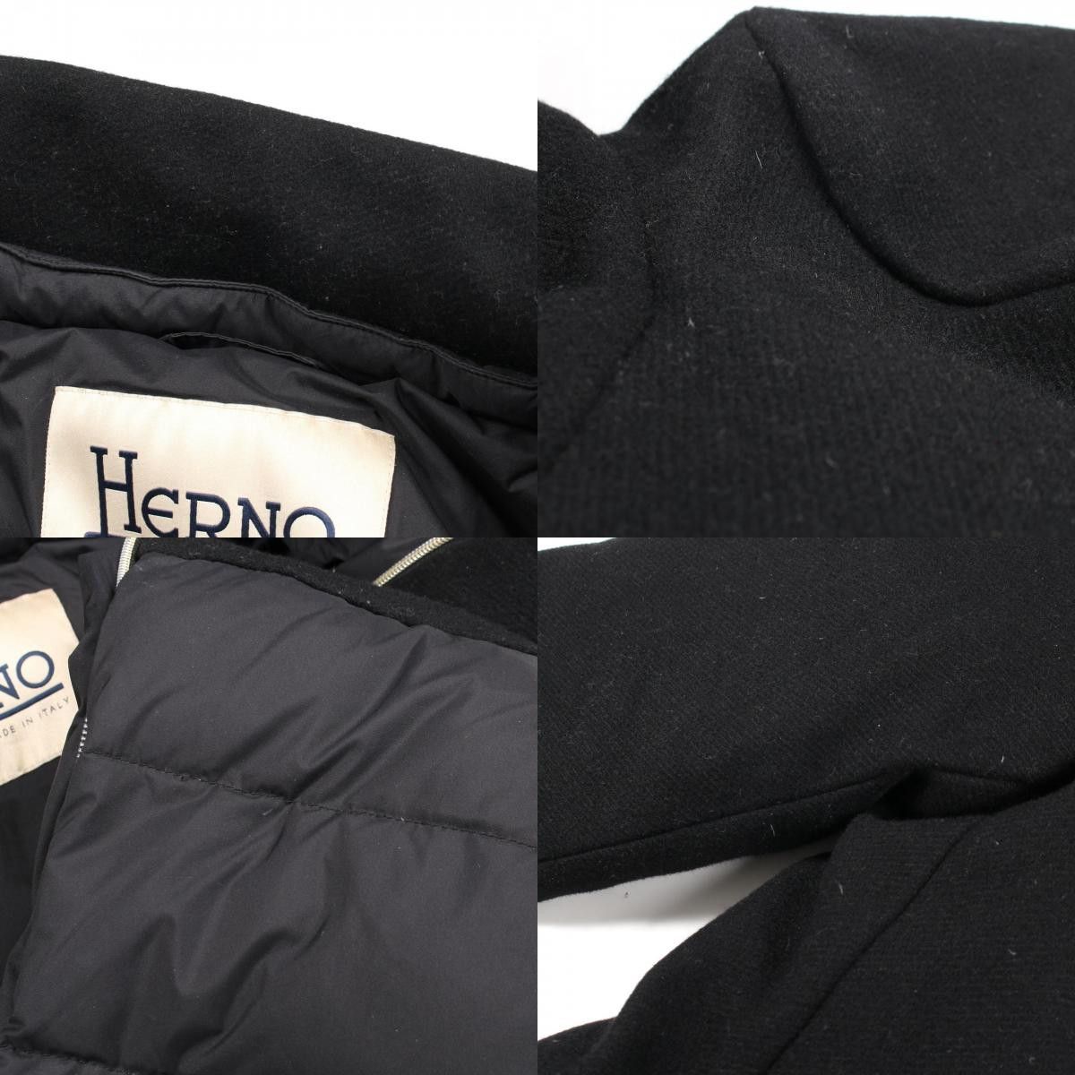 Other Other Herno Wool Nylon Down Coat Textile Outerwear PI001564D DUTY FREE for USA Size ONE SIZE - 9 Thumbnail