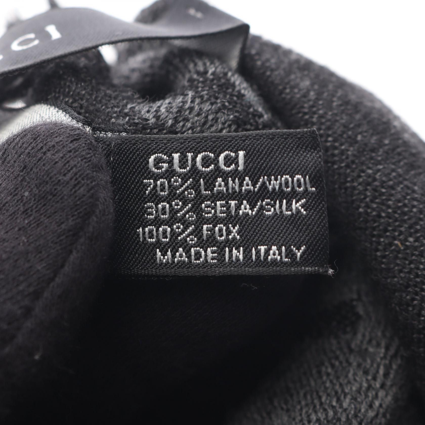 Gucci Gucci Gucci GG Wool Silk Scarf Textile Shawl DUTY FREE for USA Size ONE SIZE - 3 Thumbnail