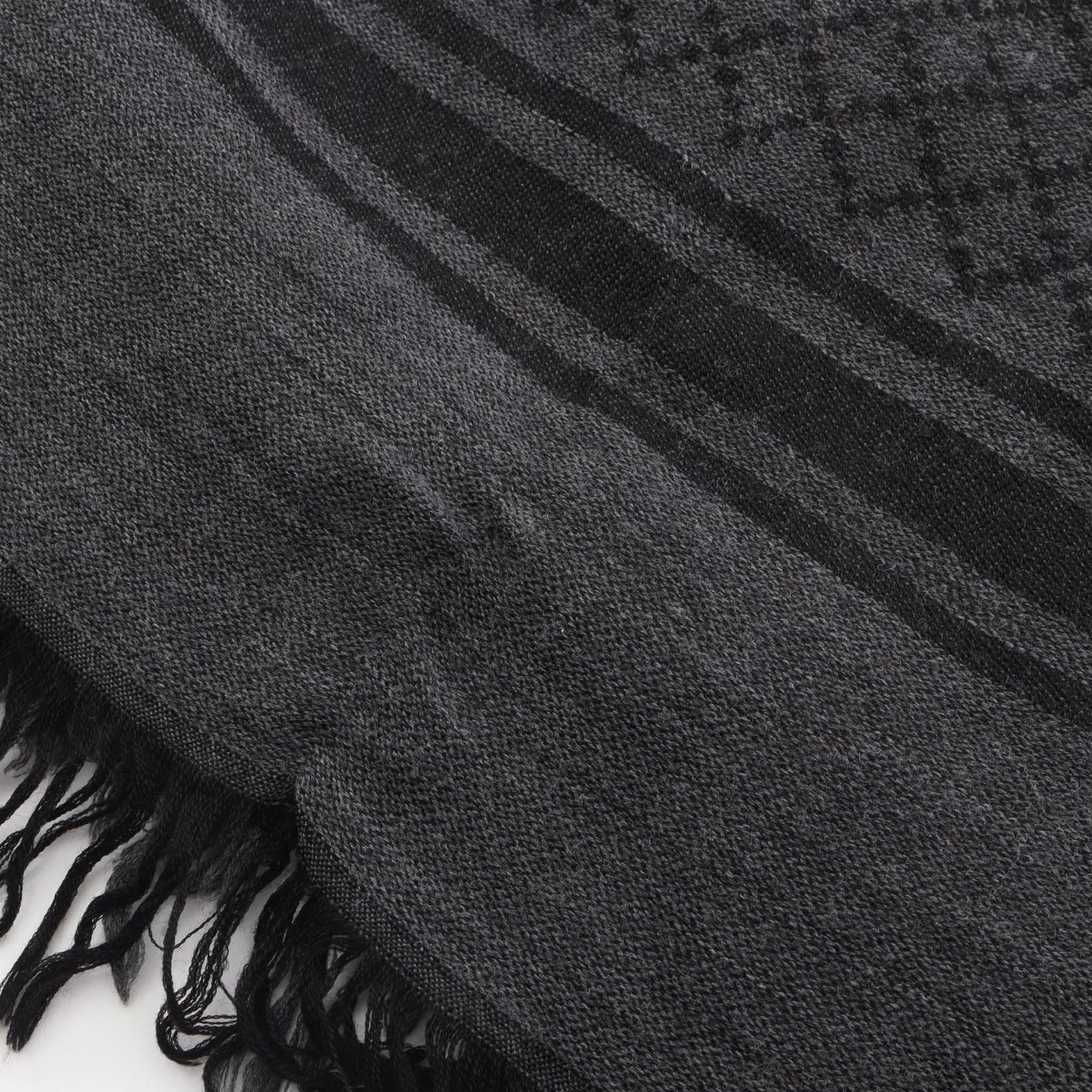 Gucci Gucci Gucci GG Wool Silk Scarf Textile Shawl DUTY FREE for USA Size ONE SIZE - 9 Thumbnail
