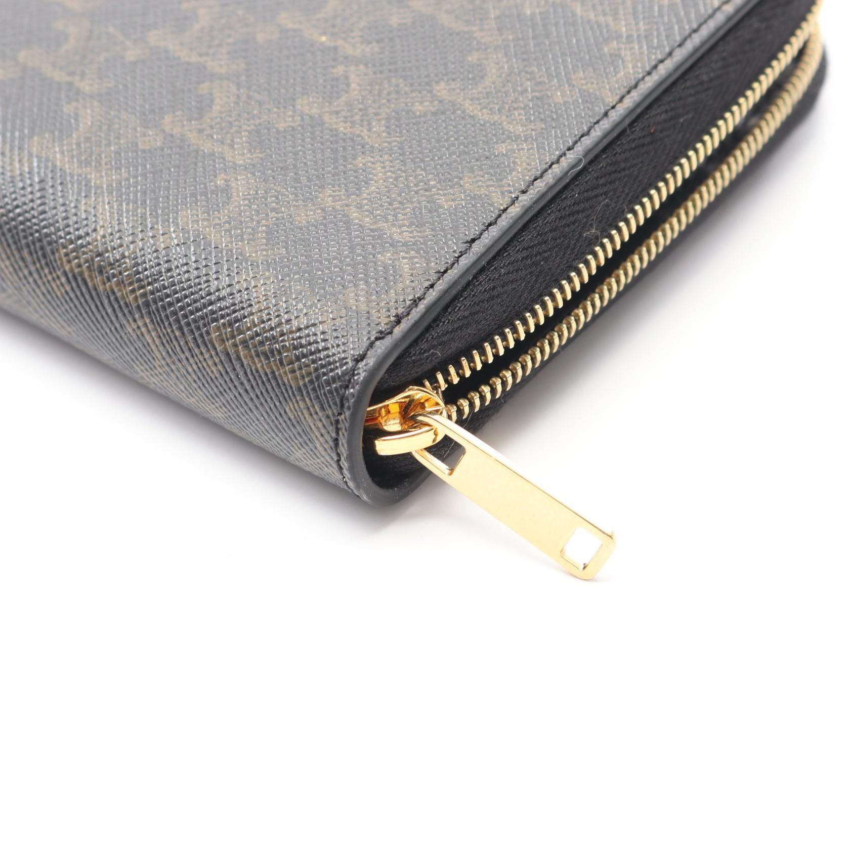 Celine Celine Celine Triomphe PVC long wallet Plastic / Synthetic Long Wallet 10B55 2BQ3 38NO DUTY FREE for USA Size ONE SIZE - 6 Thumbnail