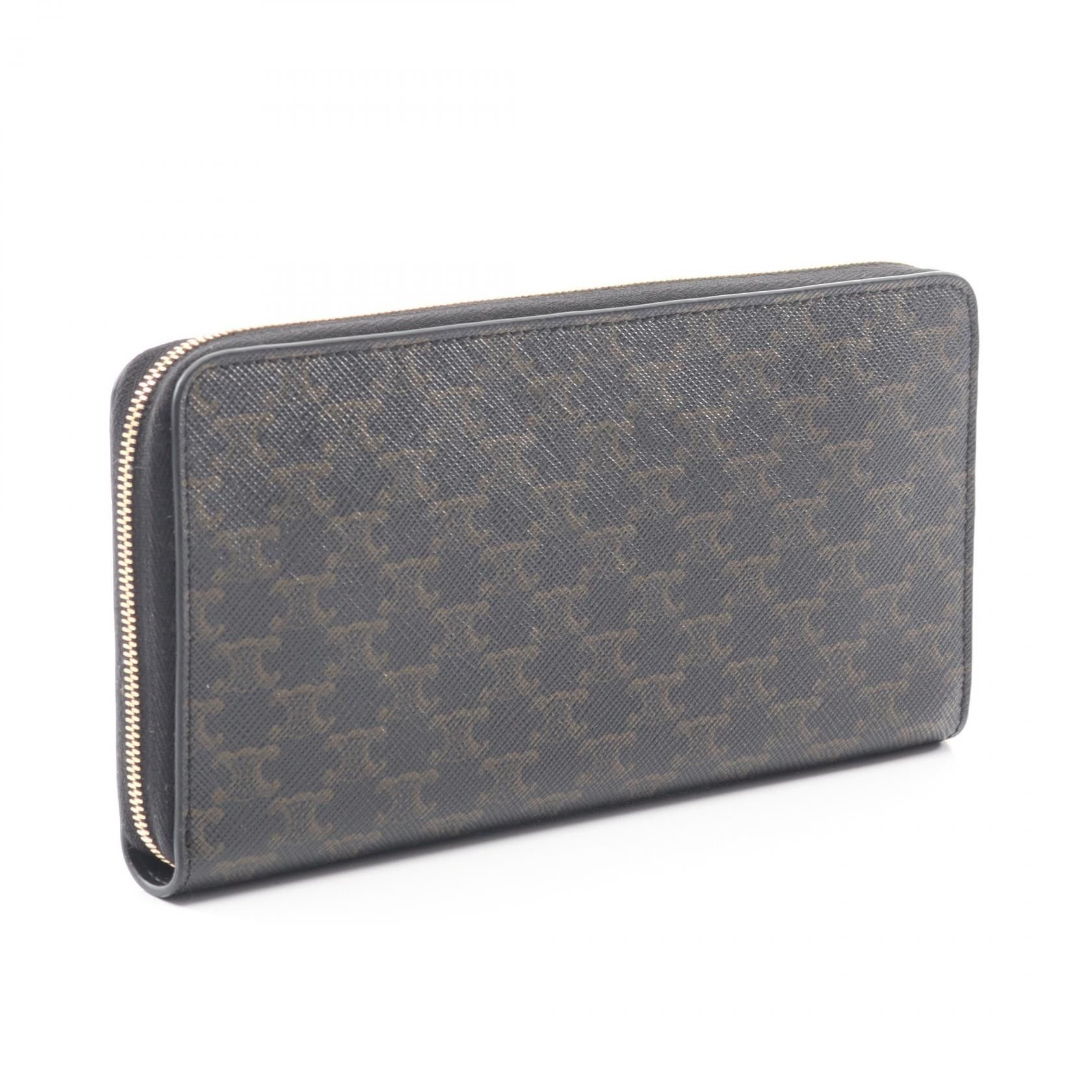 Celine Celine Celine Triomphe PVC long wallet Plastic / Synthetic Long Wallet 10B55 2BQ3 38NO DUTY FREE for USA Size ONE SIZE - 2 Thumbnail