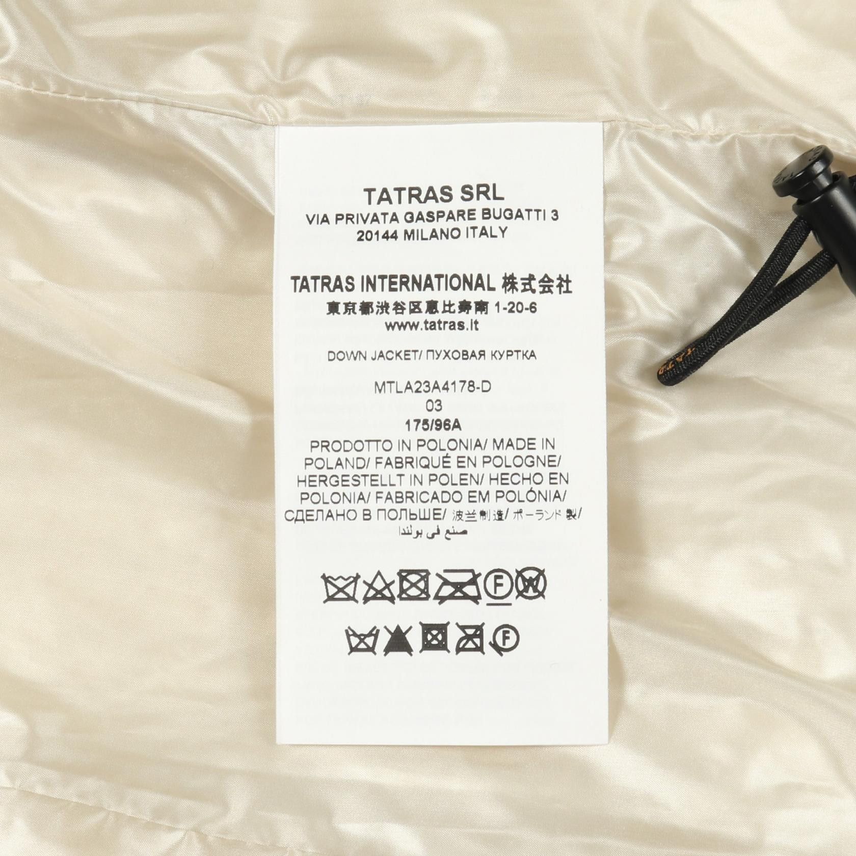 Other Other TATRAS AGOLONO Nylon Down Jacket Textile Outerwear DUTY FREE for USA Size ONE SIZE - 5 Thumbnail