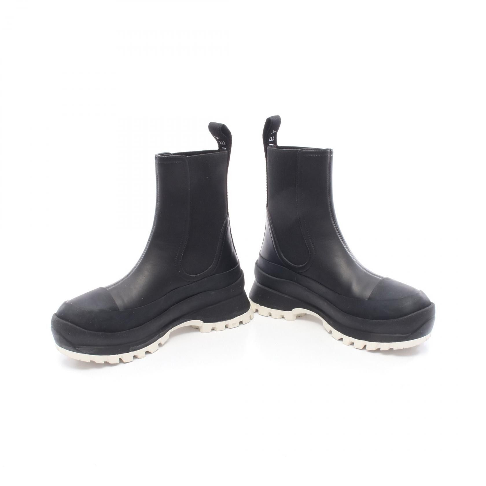 Stella McCartney Stella Mccartney Stella McCartney TRACE Leather Rubber Boots Leather Shoes DUTY FREE for USA Size ONE SIZE - 3 Thumbnail