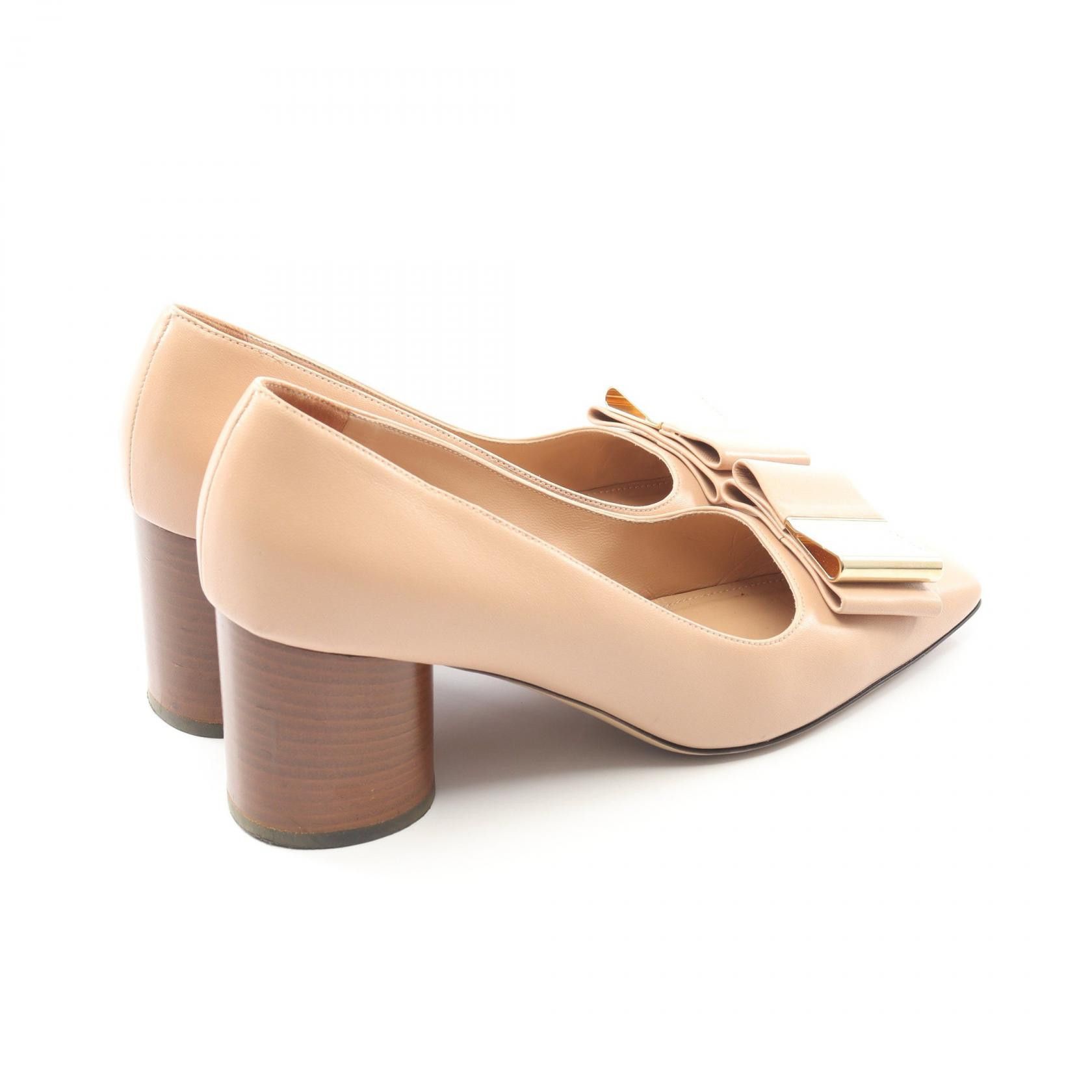 Salvatore Ferragamo Salvatore Ferragamo Salvatore Ferragamo LENA Leather Pumps Leather Shoes DUTY FREE for USA Size ONE SIZE - 2 Thumbnail