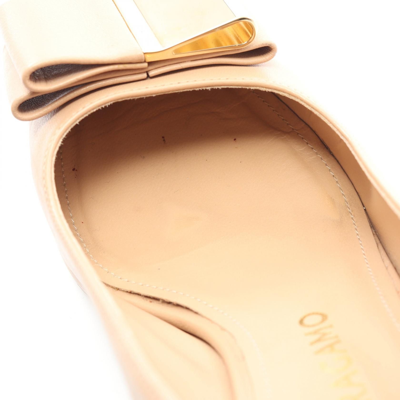 Salvatore Ferragamo Salvatore Ferragamo Salvatore Ferragamo LENA Leather Pumps Leather Shoes DUTY FREE for USA Size ONE SIZE - 9 Thumbnail