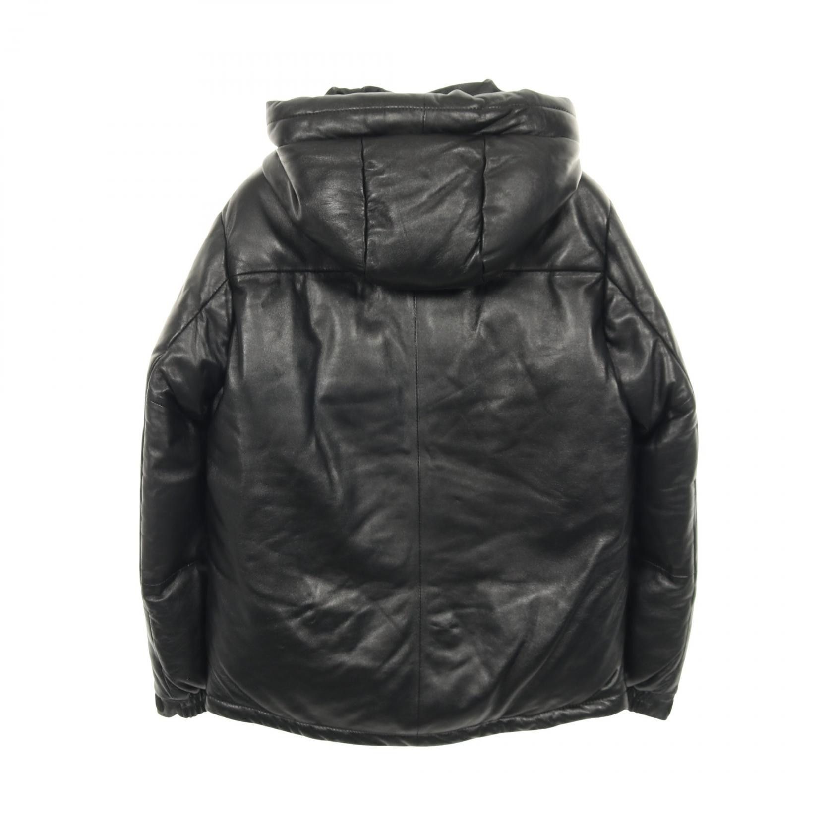 Other Other Schott 2Tone Snokel Down Parka Leather Down Jacket Leather Outerwear DUTY FREE for USA Size ONE SIZE - 2 Thumbnail