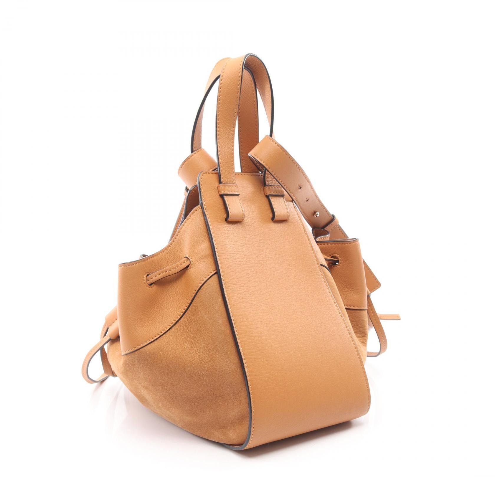 Loewe Loewe Loewe Hammock Drawstring Small Leather Shoulder Bag Leather Shoulder Bag 31479Z95 DUTY FREE for USA Size ONE SIZE - 2 Thumbnail