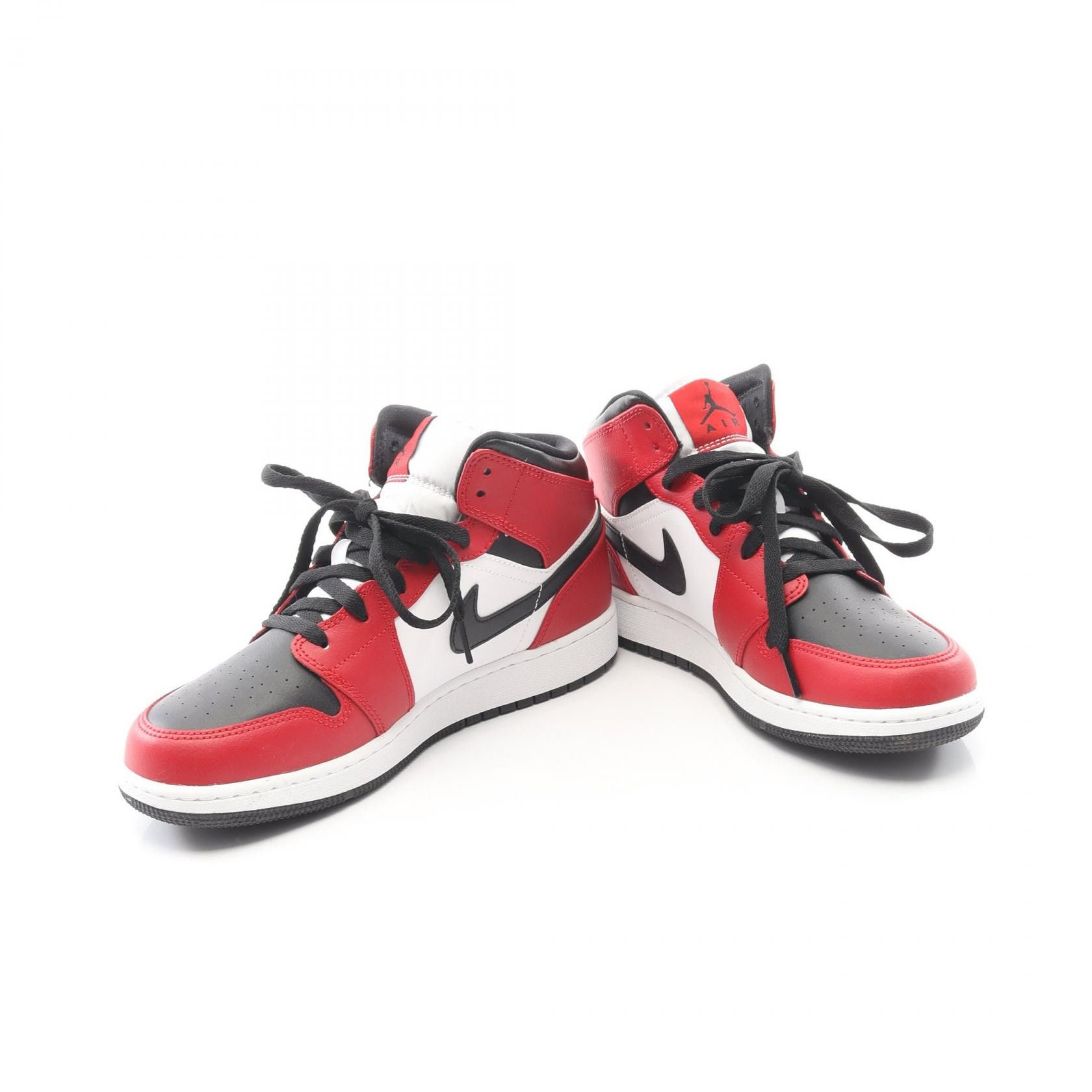 Other Other Nike AIR JORDAN 1 MID GS Sneakers Leather Shoes 554725 DUTY FREE for USA Size ONE SIZE - 3 Thumbnail