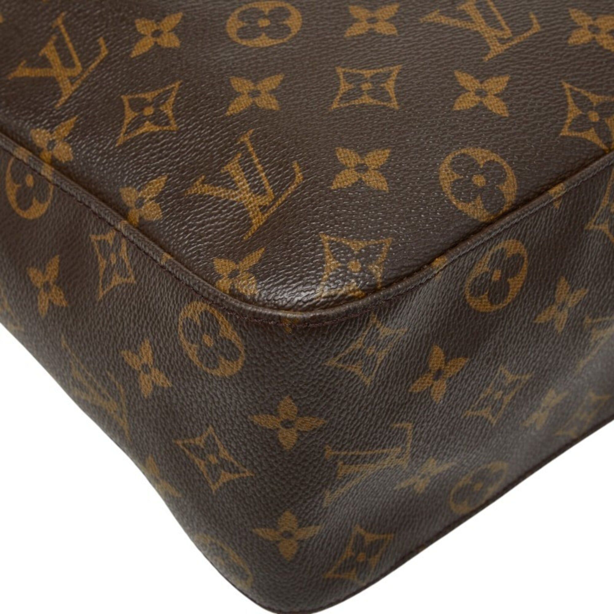 Louis Vuitton Louis Vuitton Monogram Looping GM One-Shoulder Bag Handbag M51145 Brown Leather Women's LOUIS VUITTON Size ONE SIZE - 4 Thumbnail