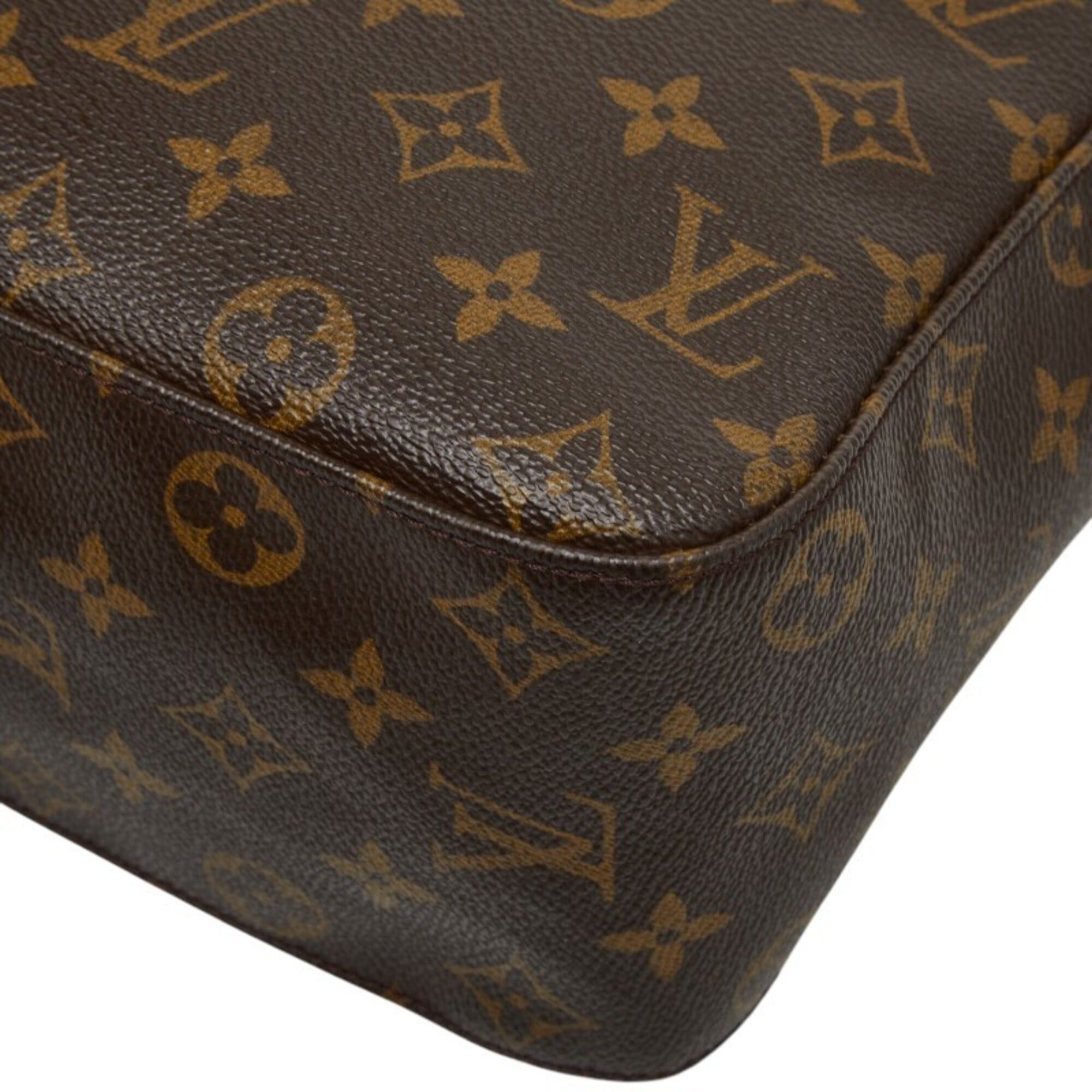 Louis Vuitton Louis Vuitton Monogram Looping GM One-Shoulder Bag Handbag M51145 Brown Leather Women's LOUIS VUITTON Size ONE SIZE - 5 Thumbnail