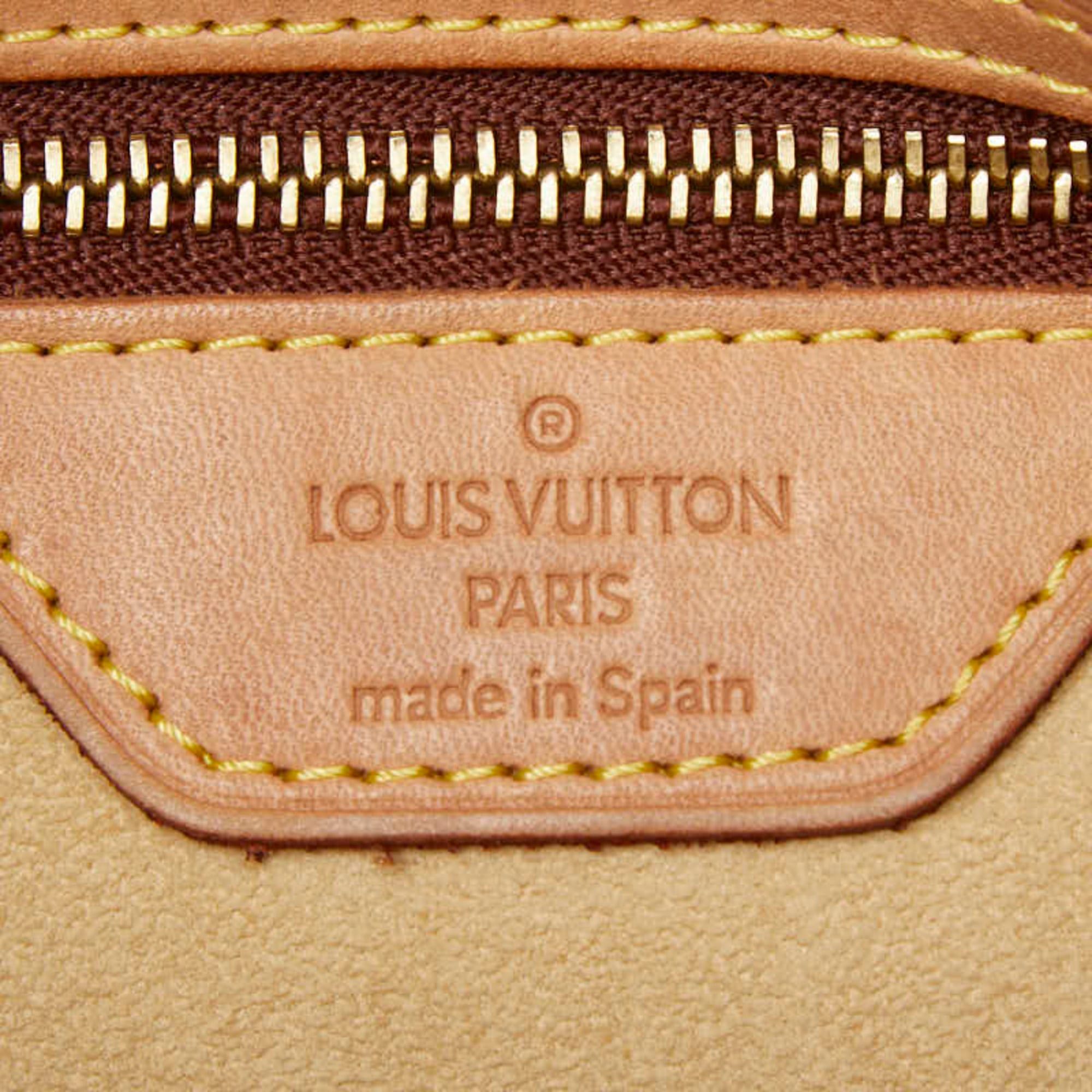 Louis Vuitton Louis Vuitton Monogram Looping GM One-Shoulder Bag Handbag M51145 Brown Leather Women's LOUIS VUITTON Size ONE SIZE - 11 Thumbnail