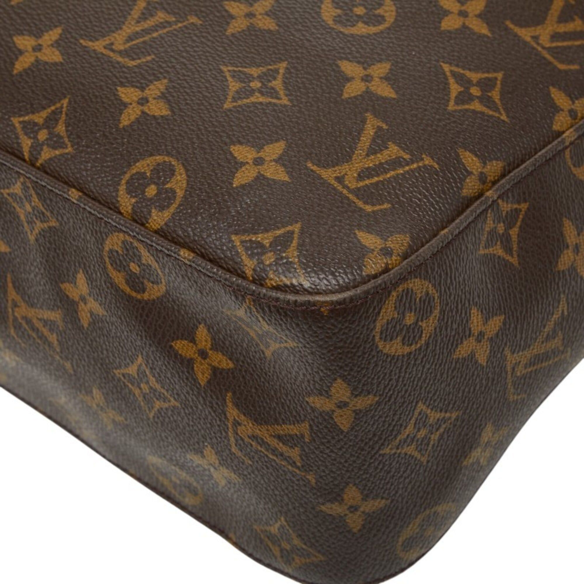 Louis Vuitton Louis Vuitton Monogram Looping GM One-Shoulder Bag Handbag M51145 Brown Leather Women's LOUIS VUITTON Size ONE SIZE - 6 Thumbnail