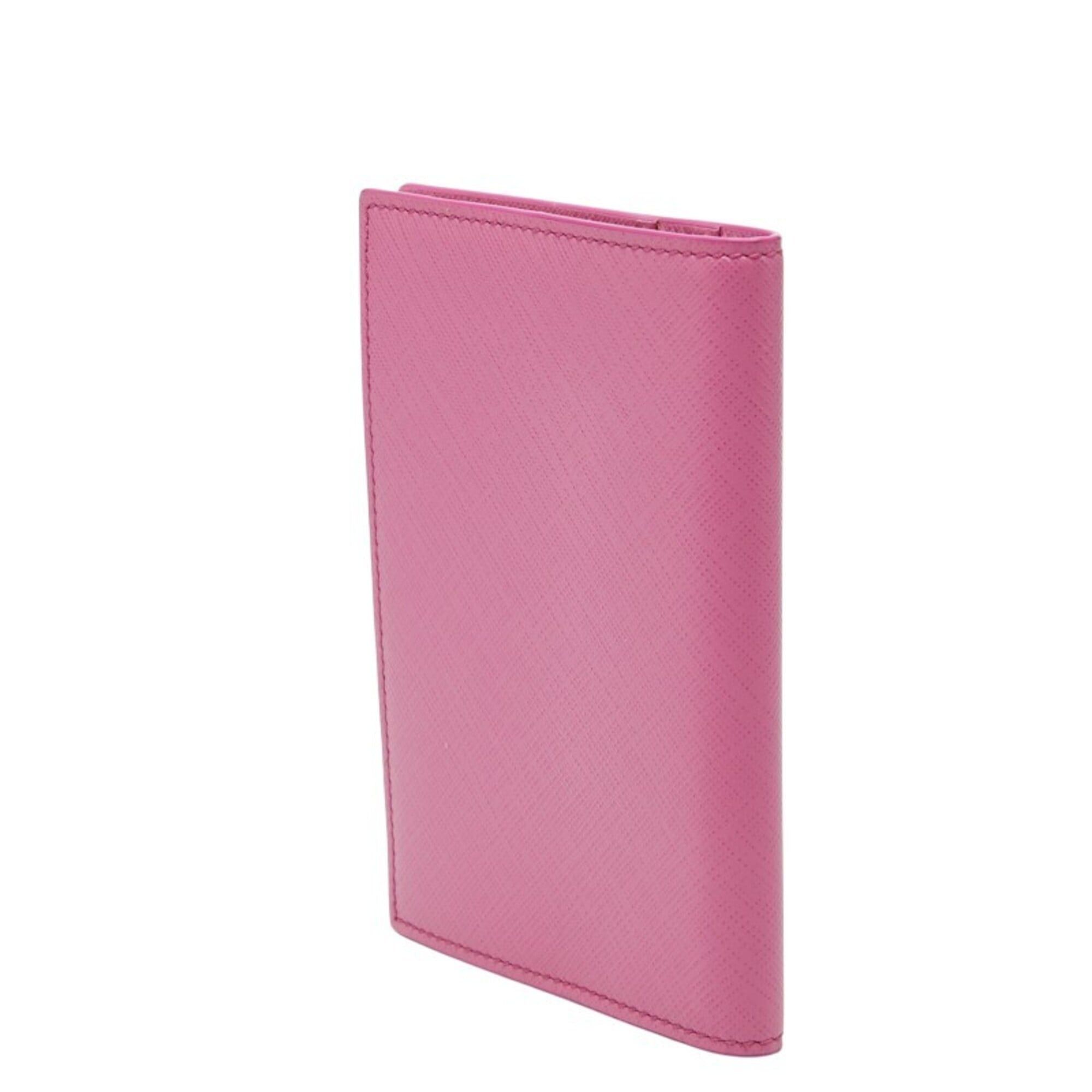 Salvatore Ferragamo Salvatore Ferragamo Gancini Passport Case, Business Card Holder/Card Pink Leather, Women's. Size ONE SIZE - 2 Thumbnail