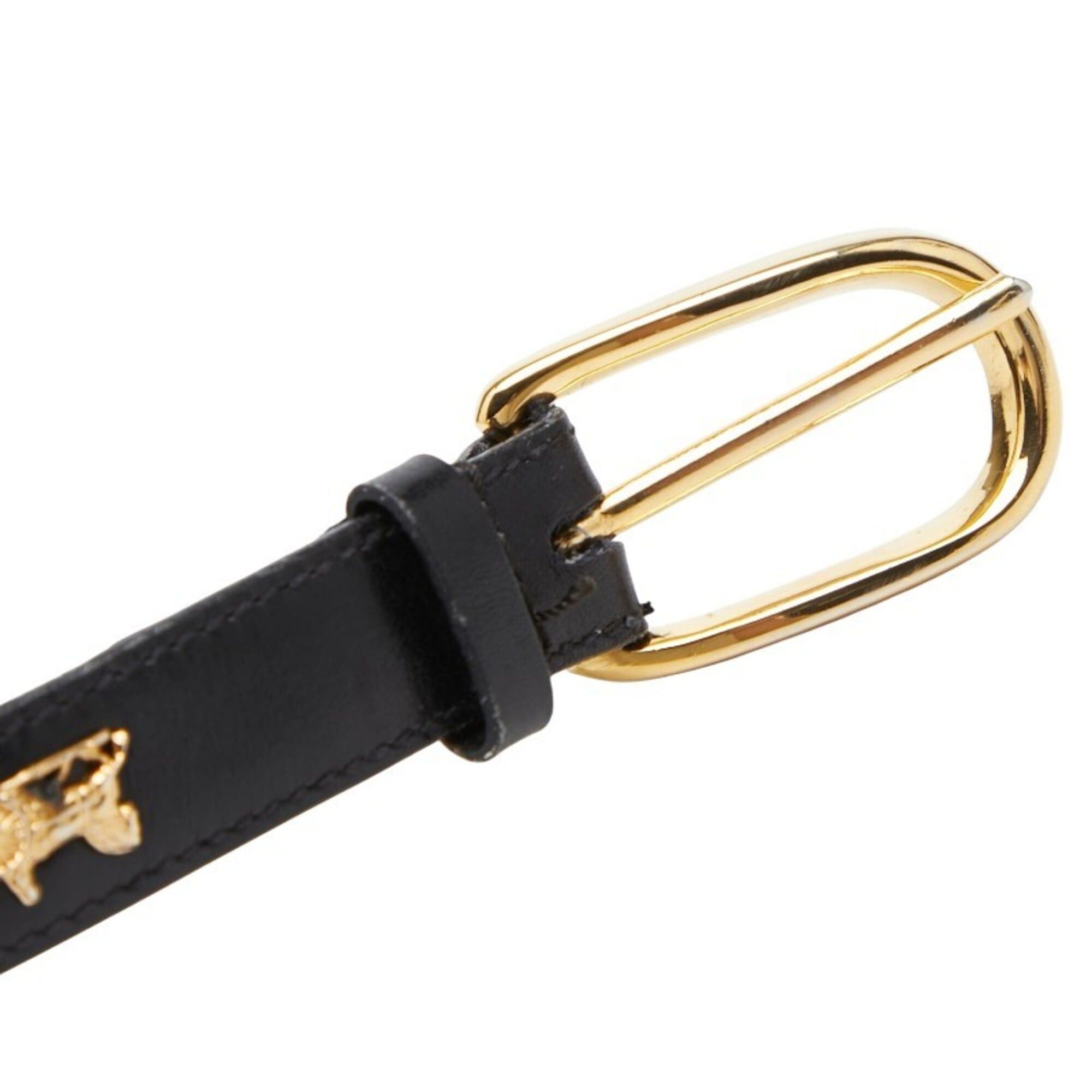 Celine Celine Carriage Belt, Size 80, Black, Gold Hardware, Leather, Women's. Size ONE SIZE - 7 Thumbnail