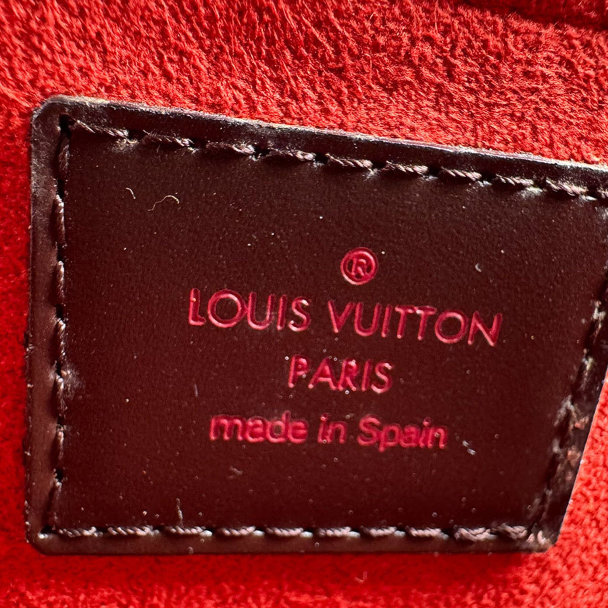 Louis Vuitton Louis Vuitton Damier Salia Mini Handbag, Canvas, Ebene, Women's, N51286 z9546 Size ONE SIZE - 12 Thumbnail