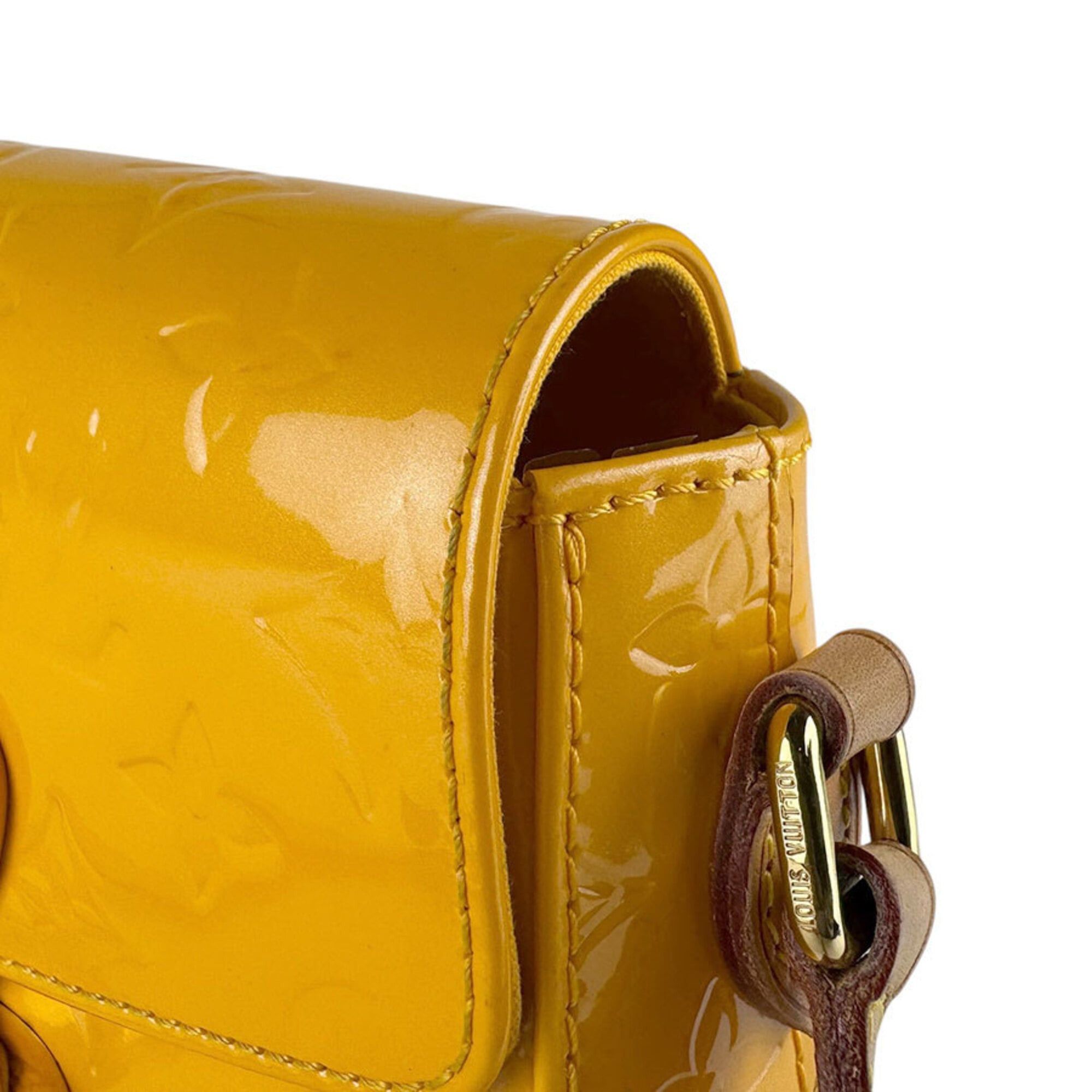 Louis Vuitton Louis Vuitton Shoulder Bag Monogram Vernis Bellflower PM Jaune Passion Women's M91731 z9450 Size ONE SIZE - 7 Thumbnail