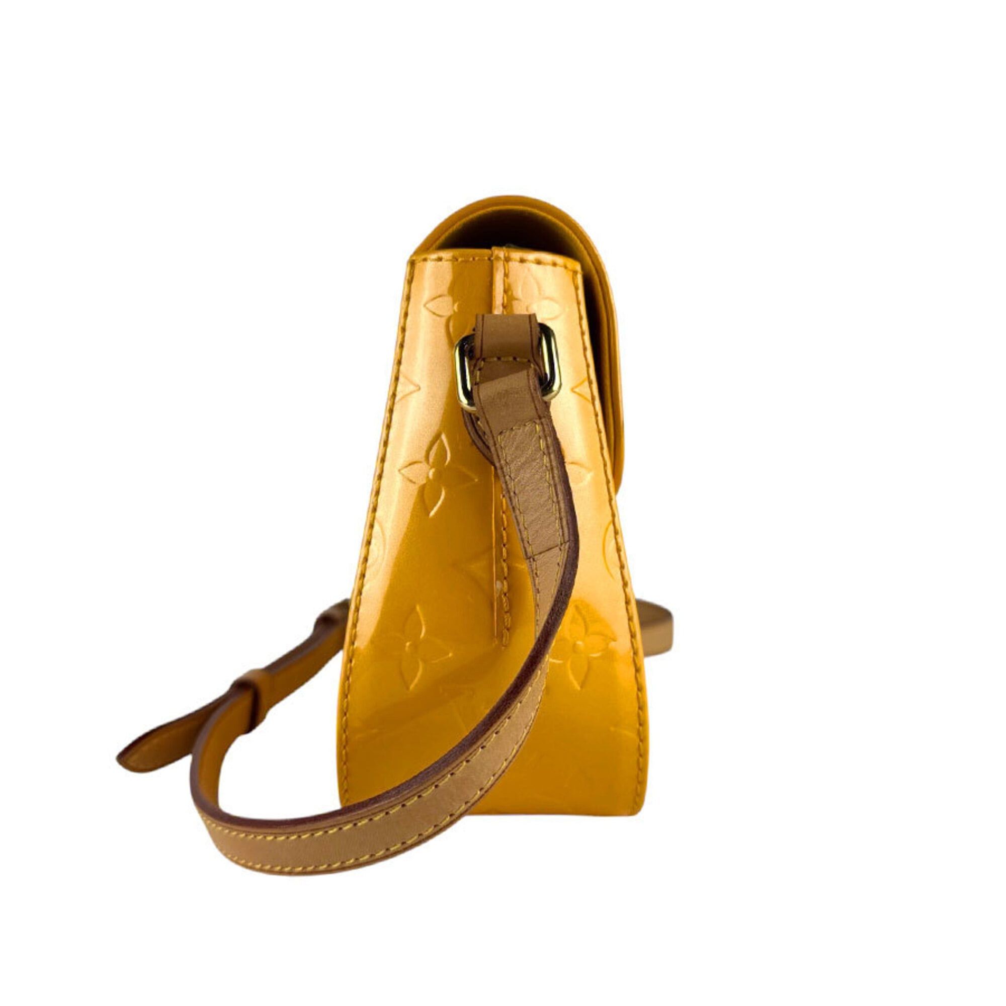 Louis Vuitton Louis Vuitton Shoulder Bag Monogram Vernis Bellflower PM Jaune Passion Women's M91731 z9450 Size ONE SIZE - 2 Thumbnail