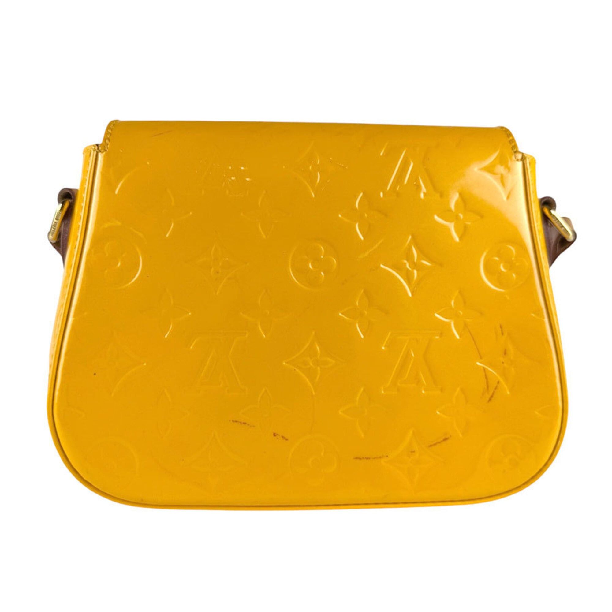 Louis Vuitton Louis Vuitton Shoulder Bag Monogram Vernis Bellflower PM Jaune Passion Women's M91731 z9450 Size ONE SIZE - 3 Thumbnail