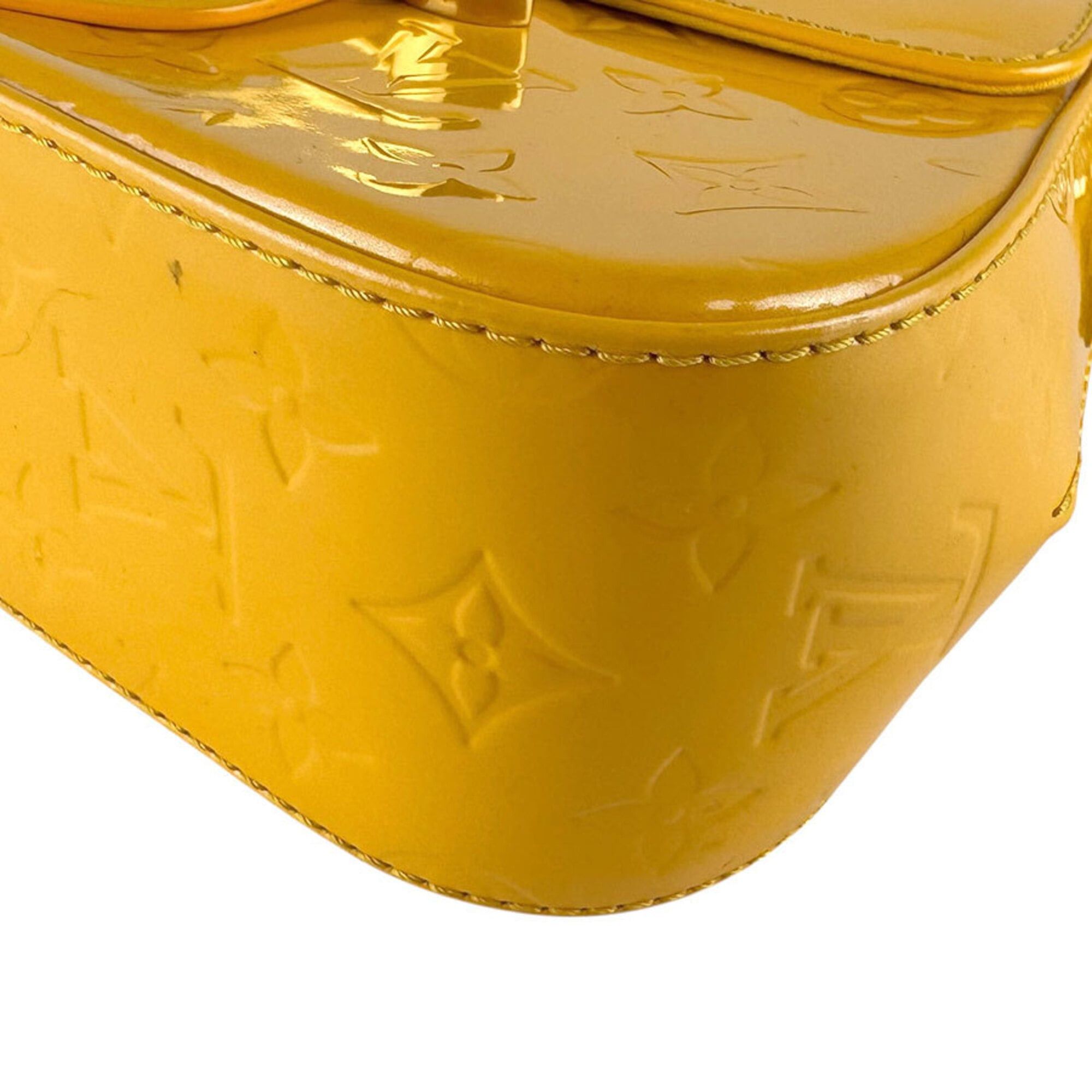 Louis Vuitton Louis Vuitton Shoulder Bag Monogram Vernis Bellflower PM Jaune Passion Women's M91731 z9450 Size ONE SIZE - 9 Thumbnail