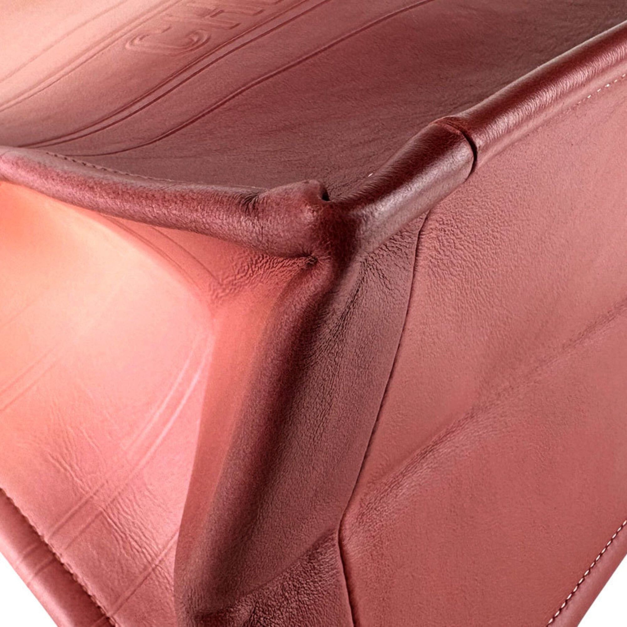 Dior Christian Dior Book Tote Leather Handbag, Pink, Women's (z9441) Size ONE SIZE - 8 Thumbnail