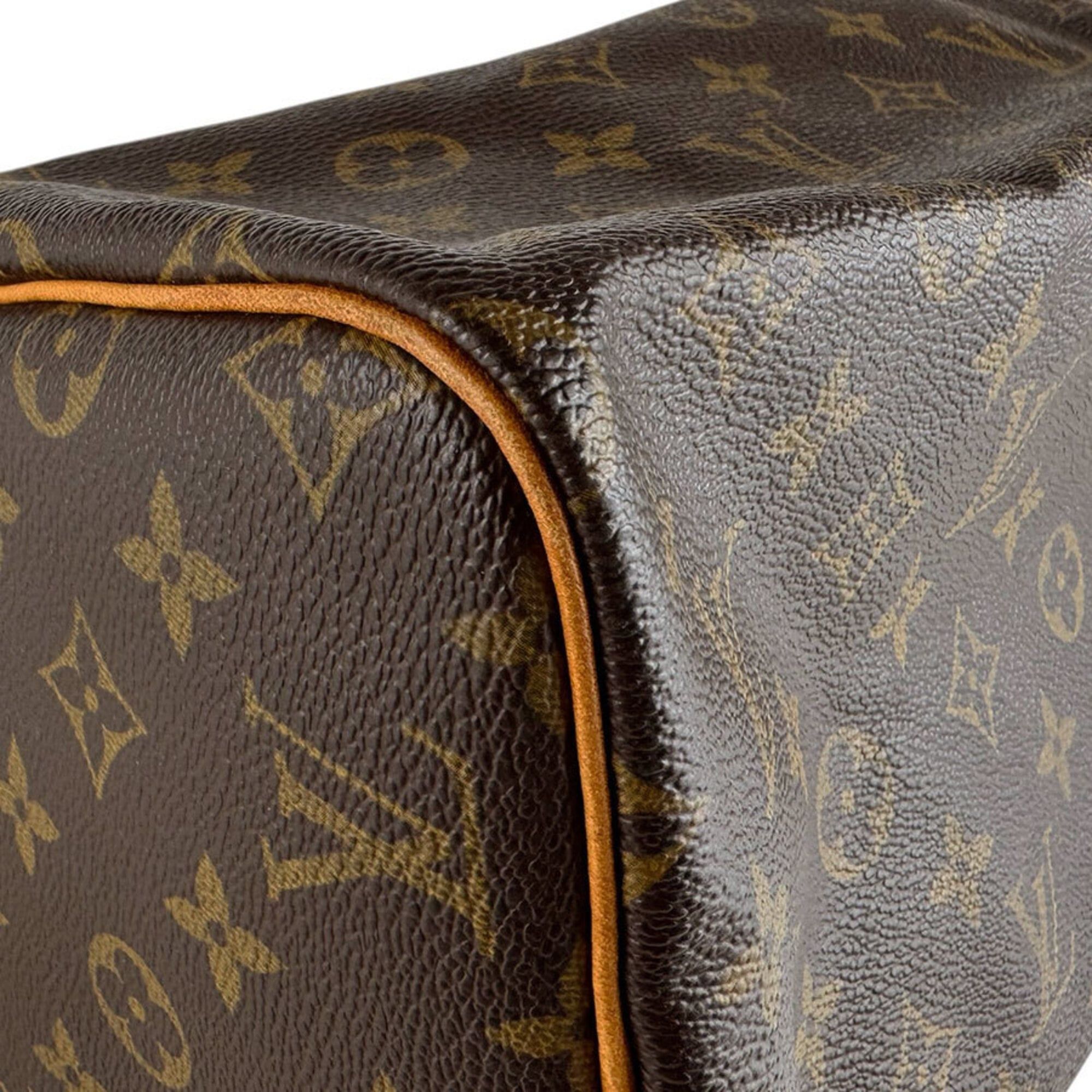 Louis Vuitton Louis Vuitton Monogram Speedy 30 Handbag, Canvas, Brown, Women's, M41526 z9538 Size ONE SIZE - 8 Thumbnail