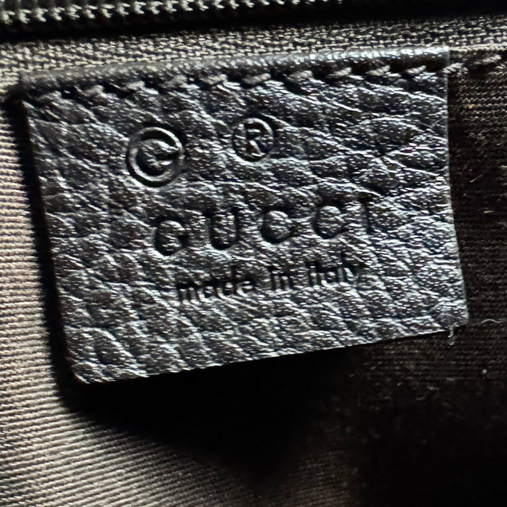 Gucci Gucci Shoulder Bag GG Crystal Coated Canvas Leather Brown Gold Women's z9573 Size ONE SIZE - 12 Thumbnail