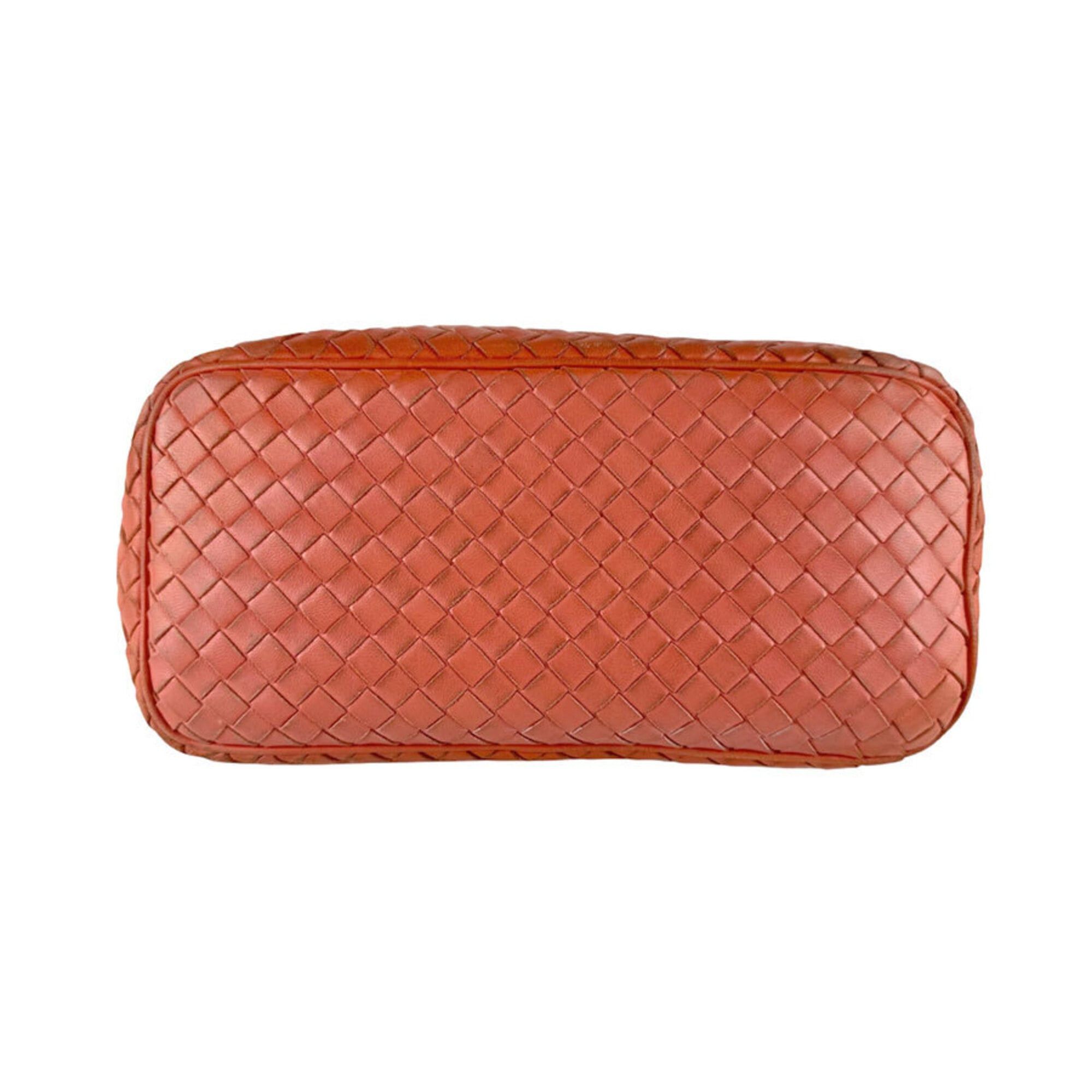 Bottega Veneta Bottega Veneta shoulder bag, Intrecciato leather, orange, women's, z9562 Size ONE SIZE - 4 Thumbnail