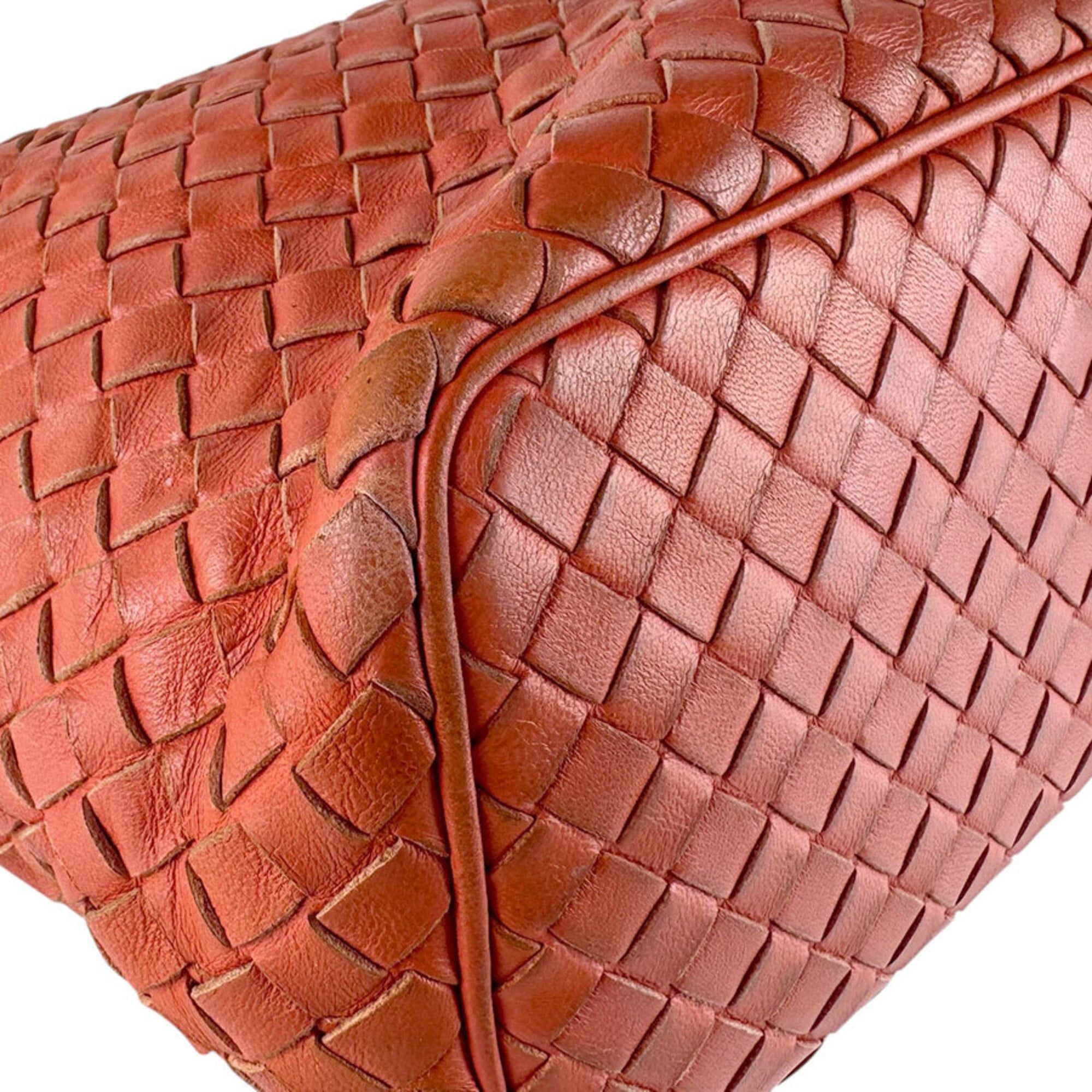 Bottega Veneta Bottega Veneta shoulder bag, Intrecciato leather, orange, women's, z9562 Size ONE SIZE - 8 Thumbnail