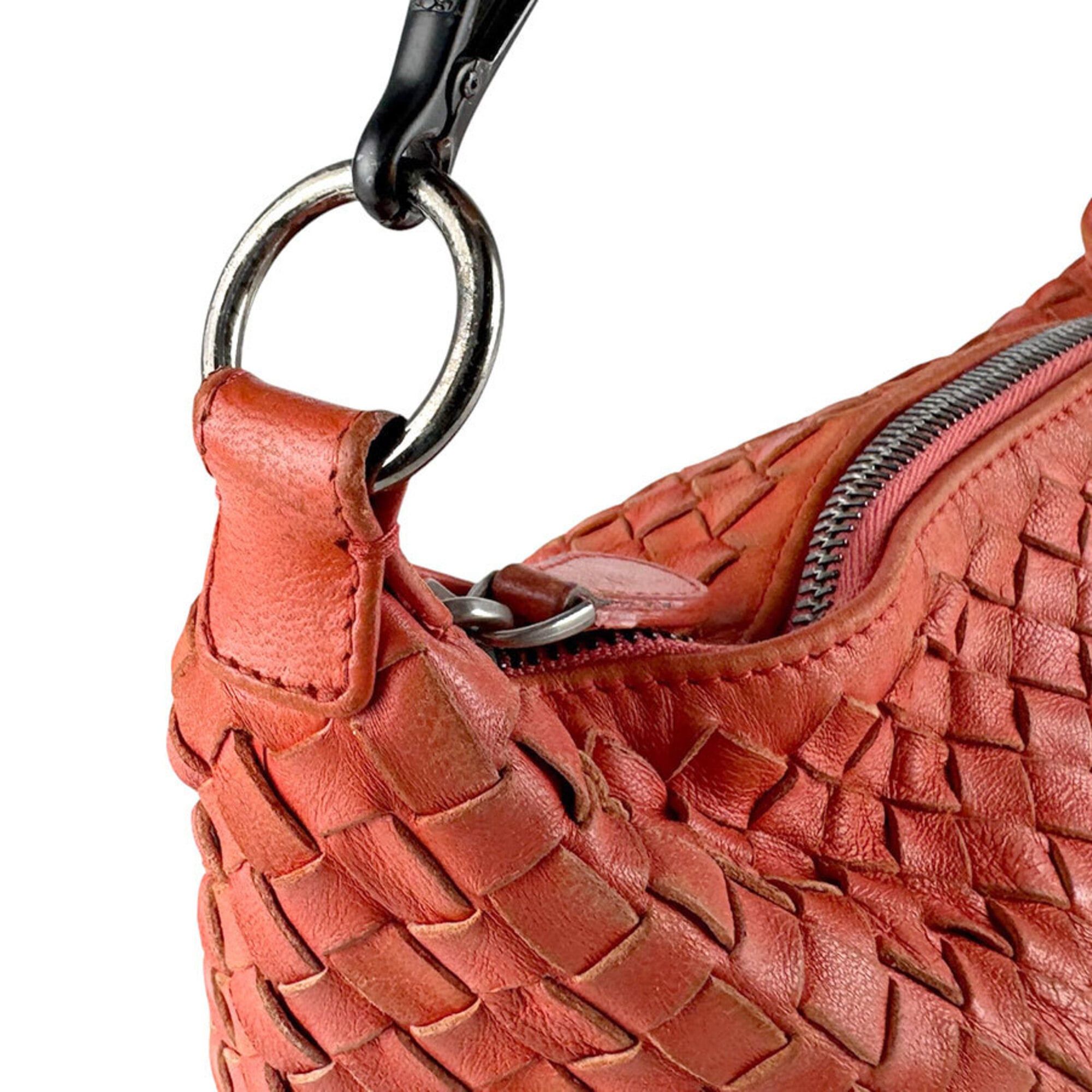 Bottega Veneta Bottega Veneta shoulder bag, Intrecciato leather, orange, women's, z9562 Size ONE SIZE - 6 Thumbnail