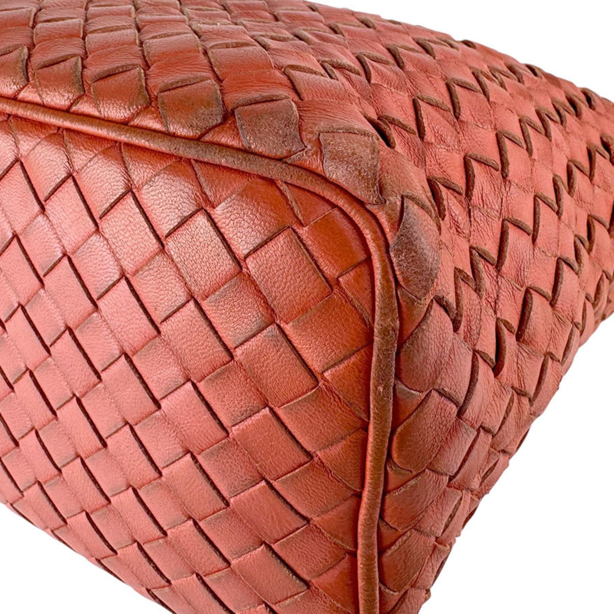 Bottega Veneta Bottega Veneta shoulder bag, Intrecciato leather, orange, women's, z9562 Size ONE SIZE - 9 Thumbnail