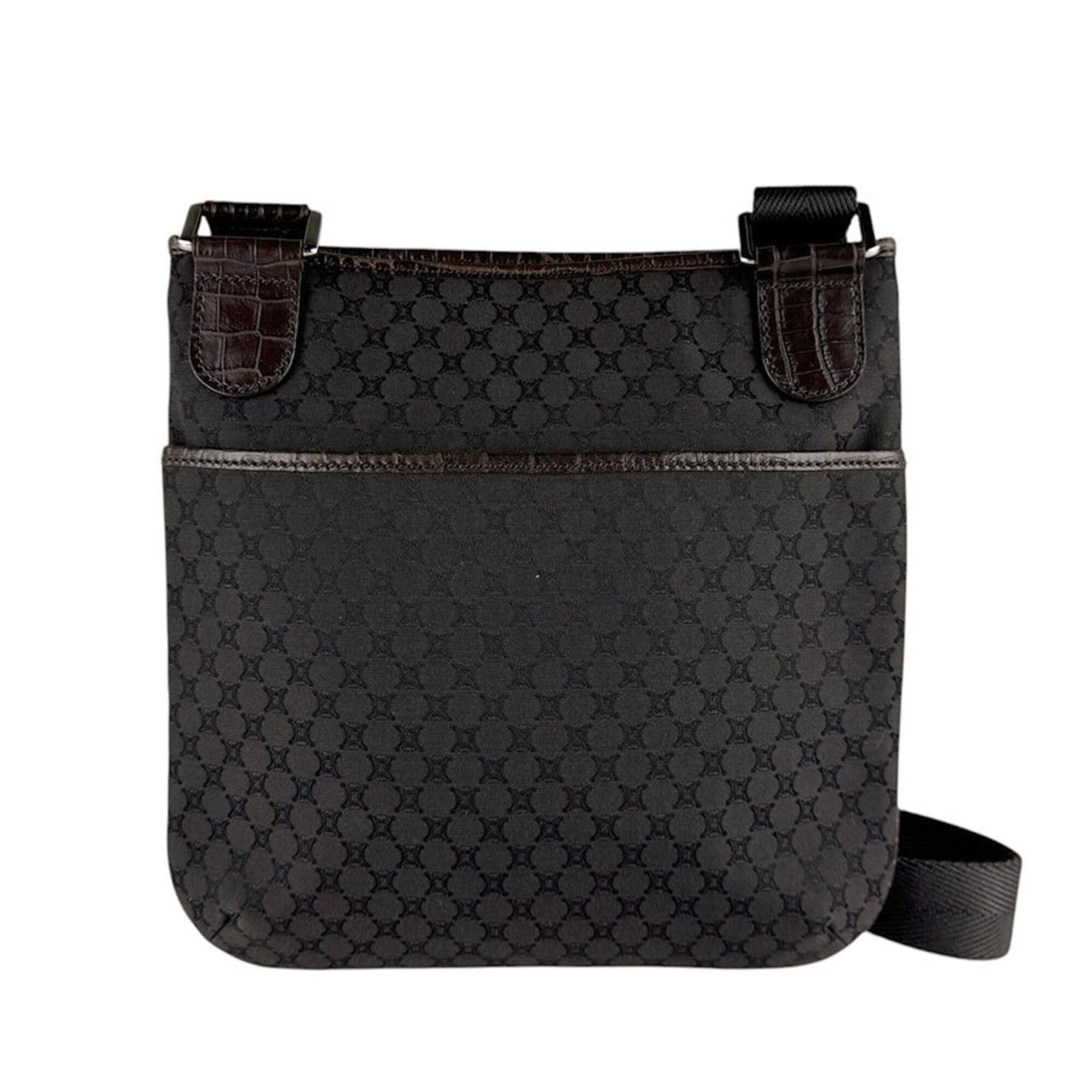 Celine Celine Crossbody Shoulder Bag, Canvas, Brown, Women's z9566 Size ONE SIZE - 3 Thumbnail