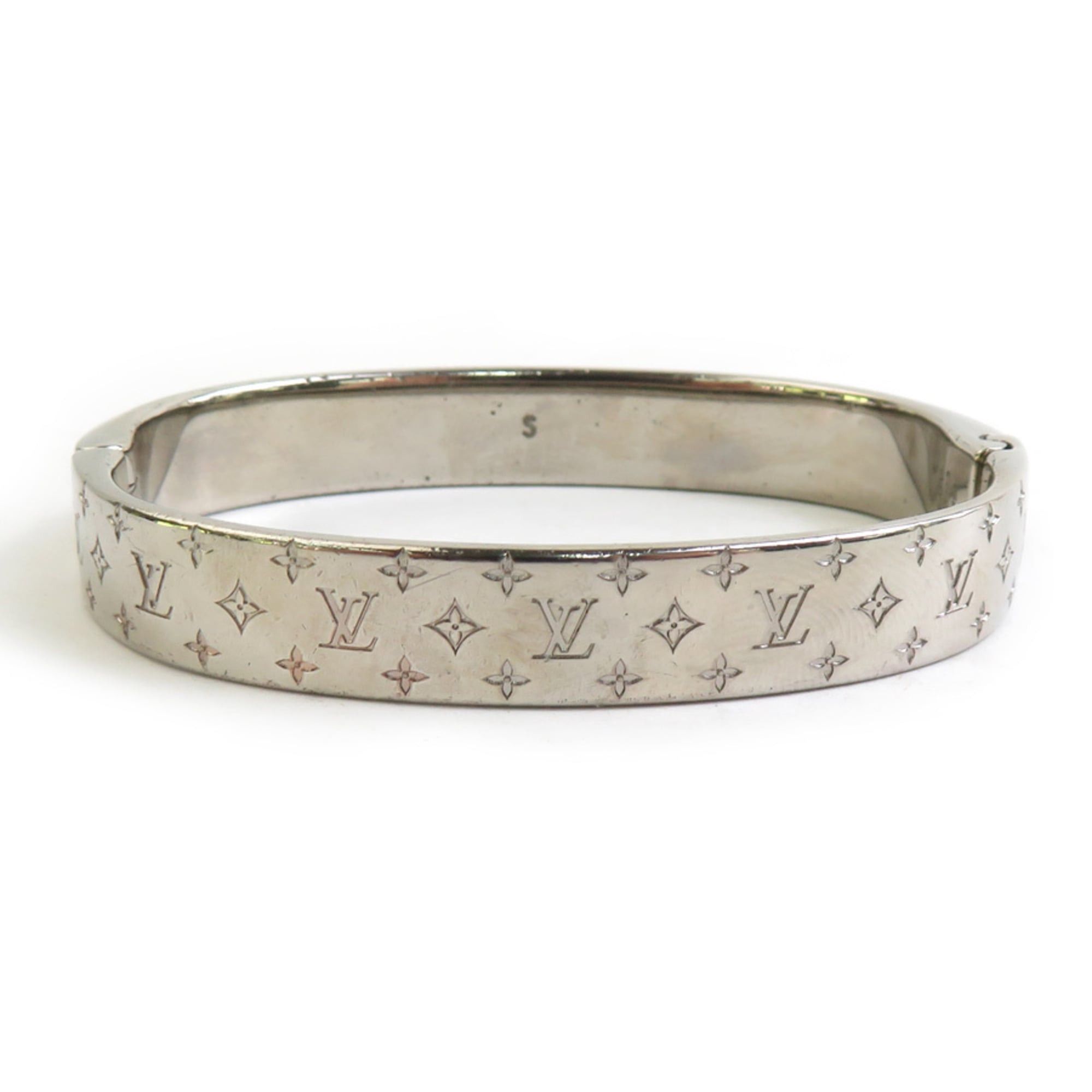 Louis Vuitton Louis Vuitton Bracelet Cuff Nanogram Metal Pink Gold Women's M00253 56727a Size ONE SIZE - 3 Thumbnail