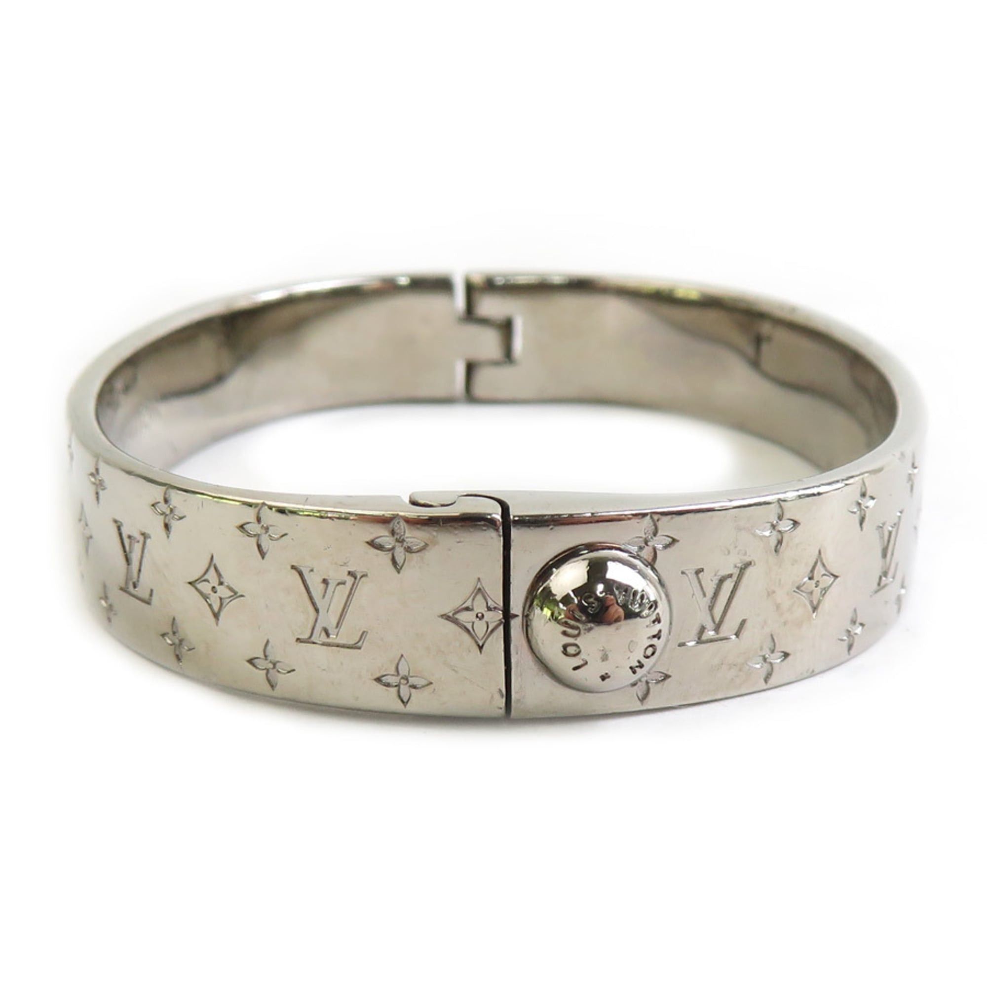 Louis Vuitton Louis Vuitton Bracelet Cuff Nanogram Metal Pink Gold Women's M00253 56727a Size ONE SIZE - 2 Thumbnail