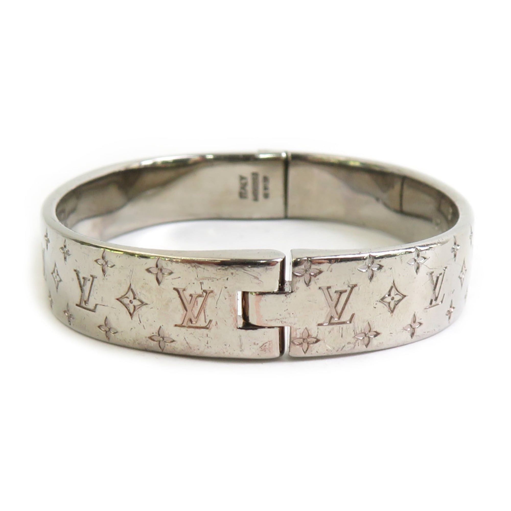 Louis Vuitton Louis Vuitton Bracelet Cuff Nanogram Metal Pink Gold Women's M00253 56727a Size ONE SIZE - 4 Thumbnail