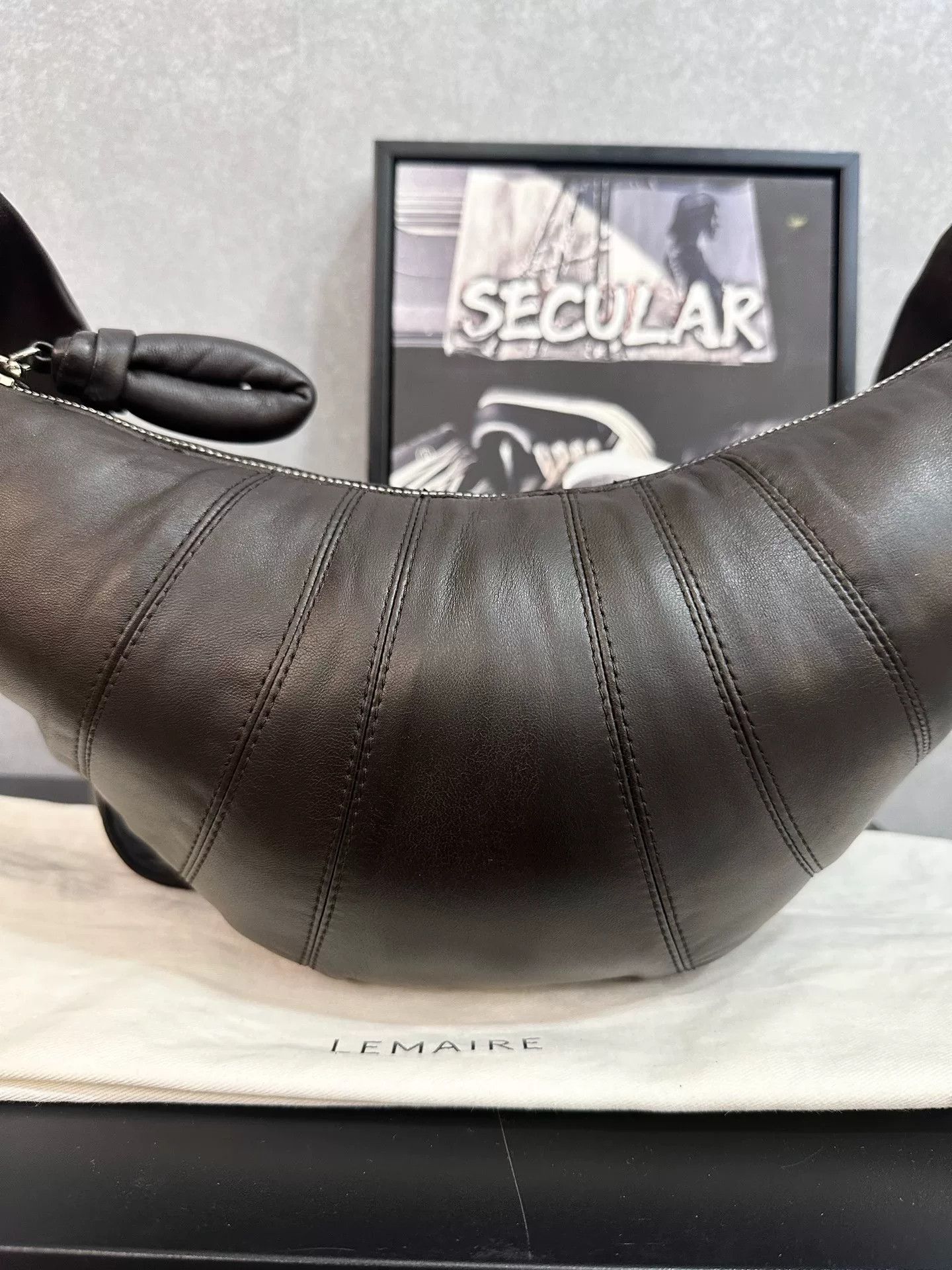 Lemaire Lemaire Small Croissant Bag Size ONE SIZE - 7 Thumbnail